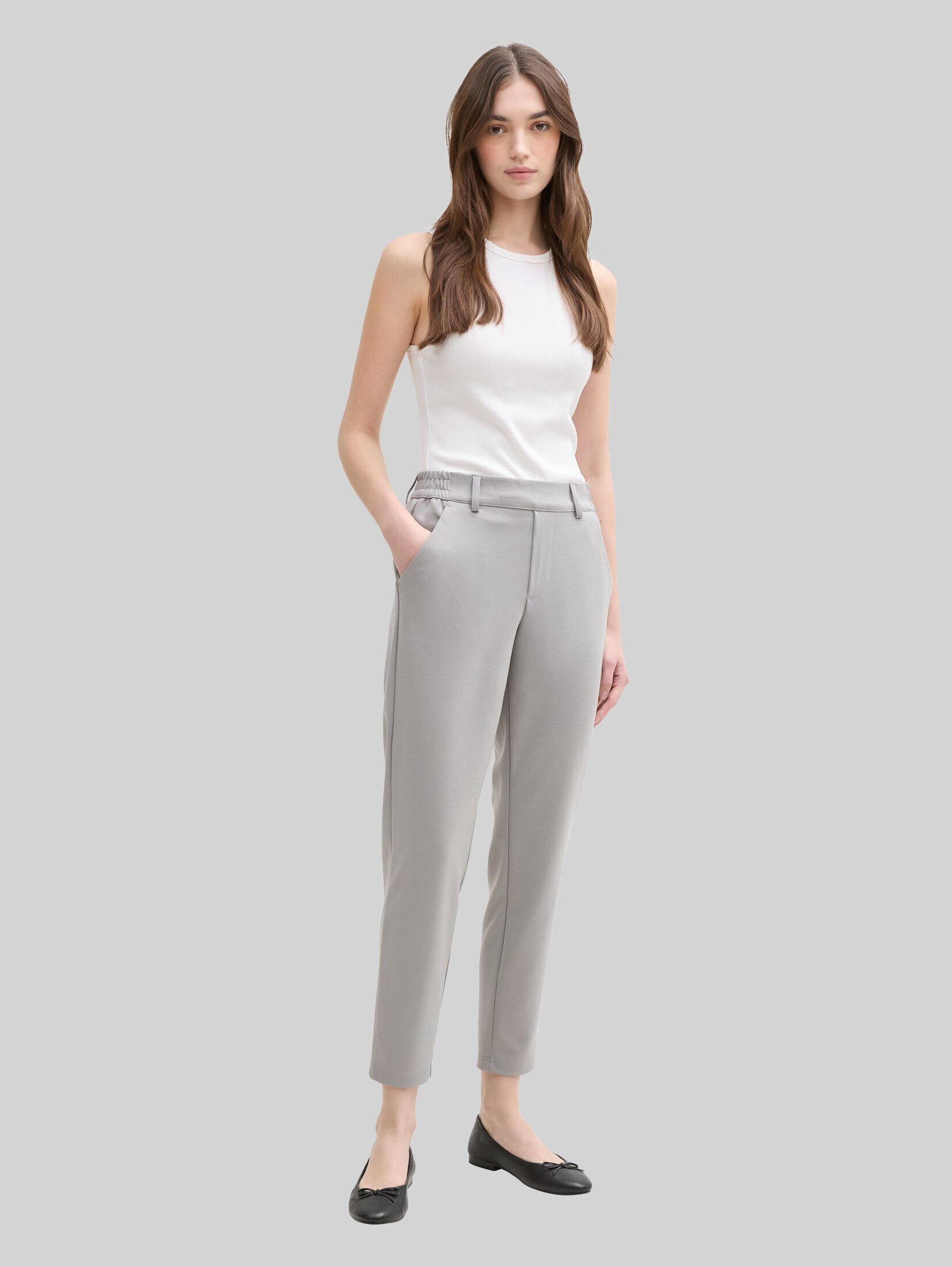 TOM TAILOR Denim Sweathose Hosen & Chino Relaxed Fit Hose mit elastischem Bund