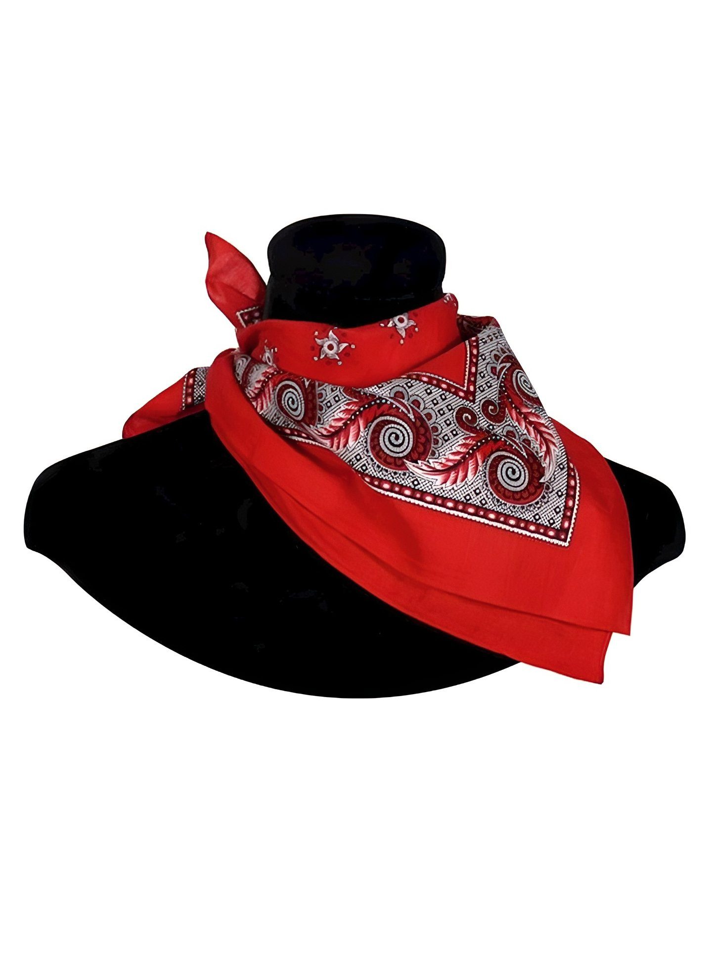 thetru Cowboy-Kostüm Bandana rot, Angenehmes Baumwoll-Halstuch für Wildwest günstig online kaufen