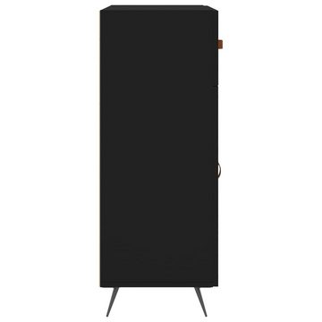 furnicato Sideboard Schwarz 69,5x34x90 cm Holzwerkstoff