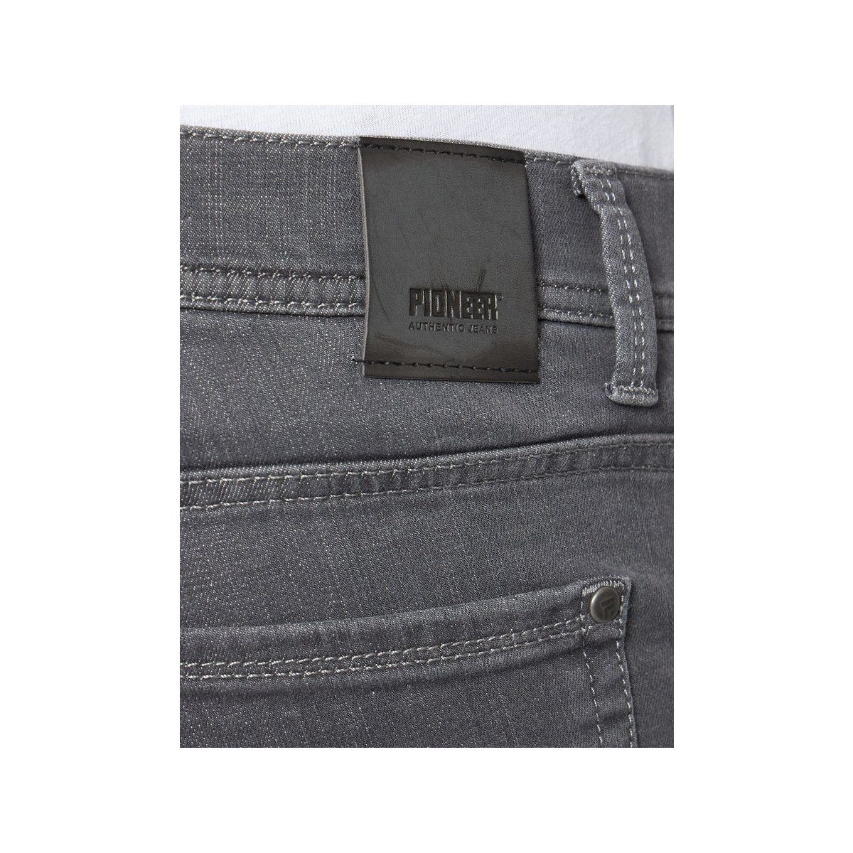 5-Pocket-Jeans grau Authentic Jeans Pioneer (1-tlg)