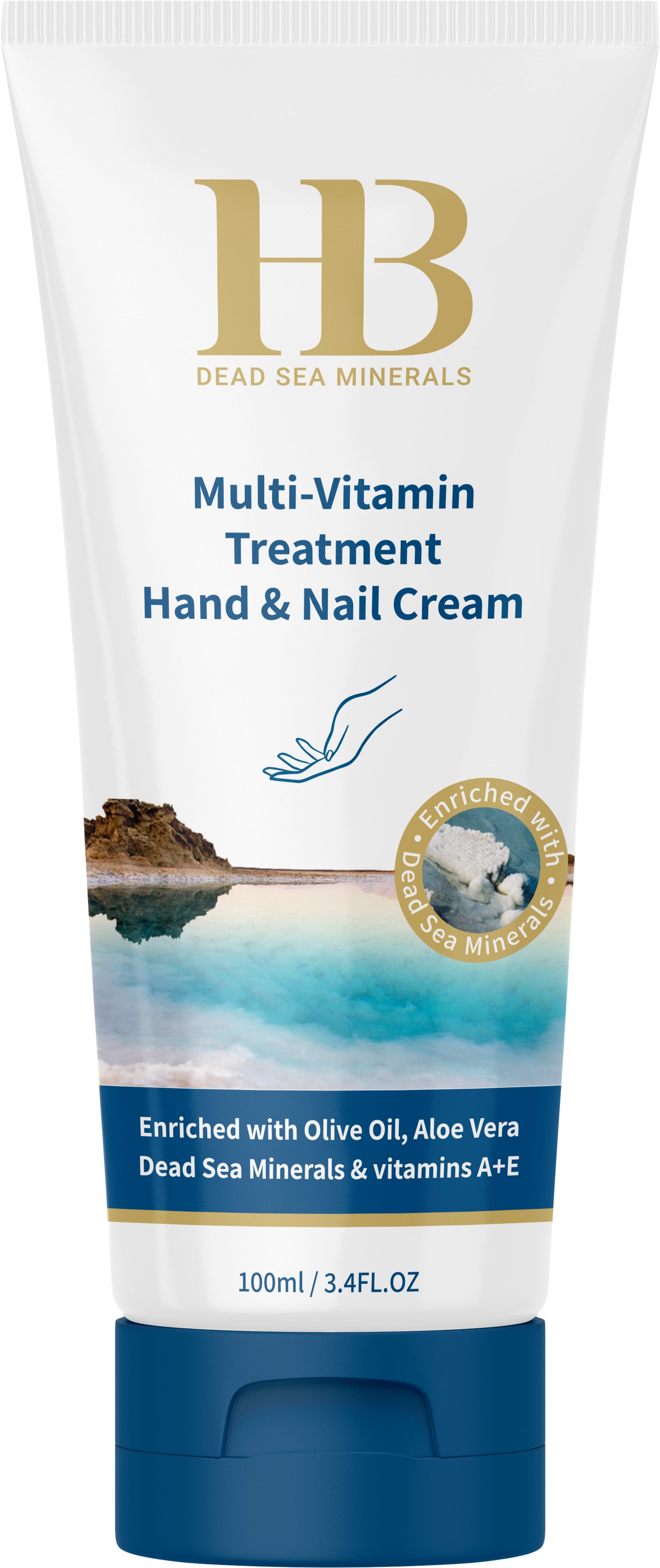 H.B. Dead Sea Minerals Handcreme Health&Beauty Hand und Nagelcreme Totes Meer Multivitamin 100ml