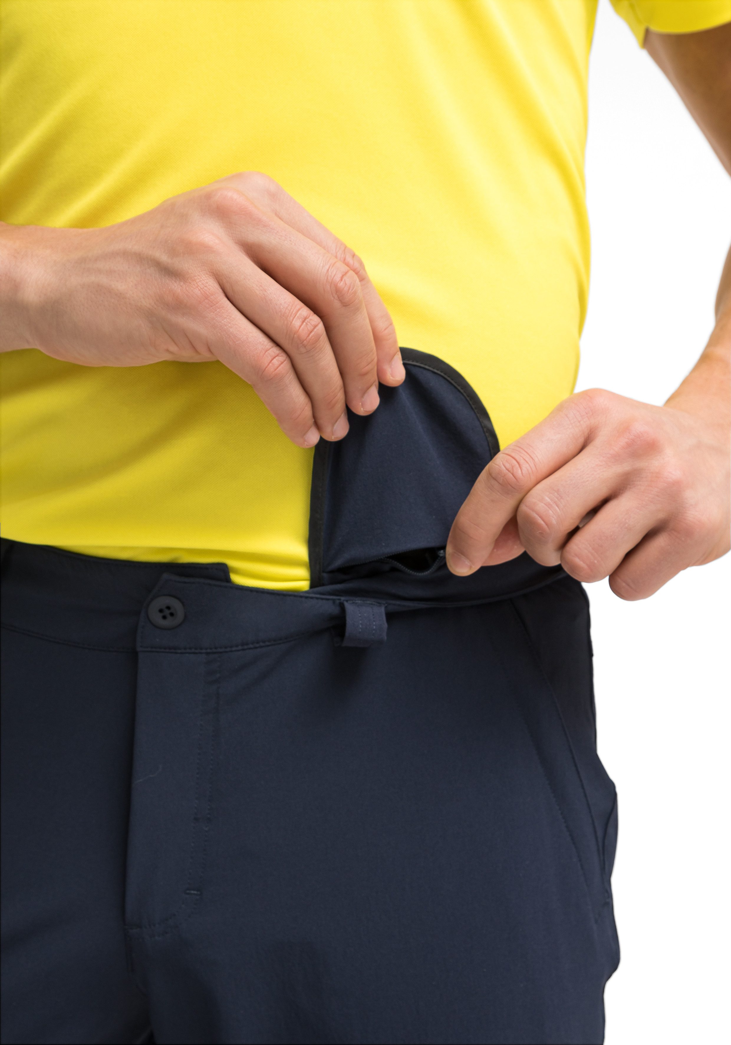 Maier Sports Outdoorhose Torid slim zip Herren Zip-Off Wanderhose, atmungsaktive Trekkinghose, Slim Fit