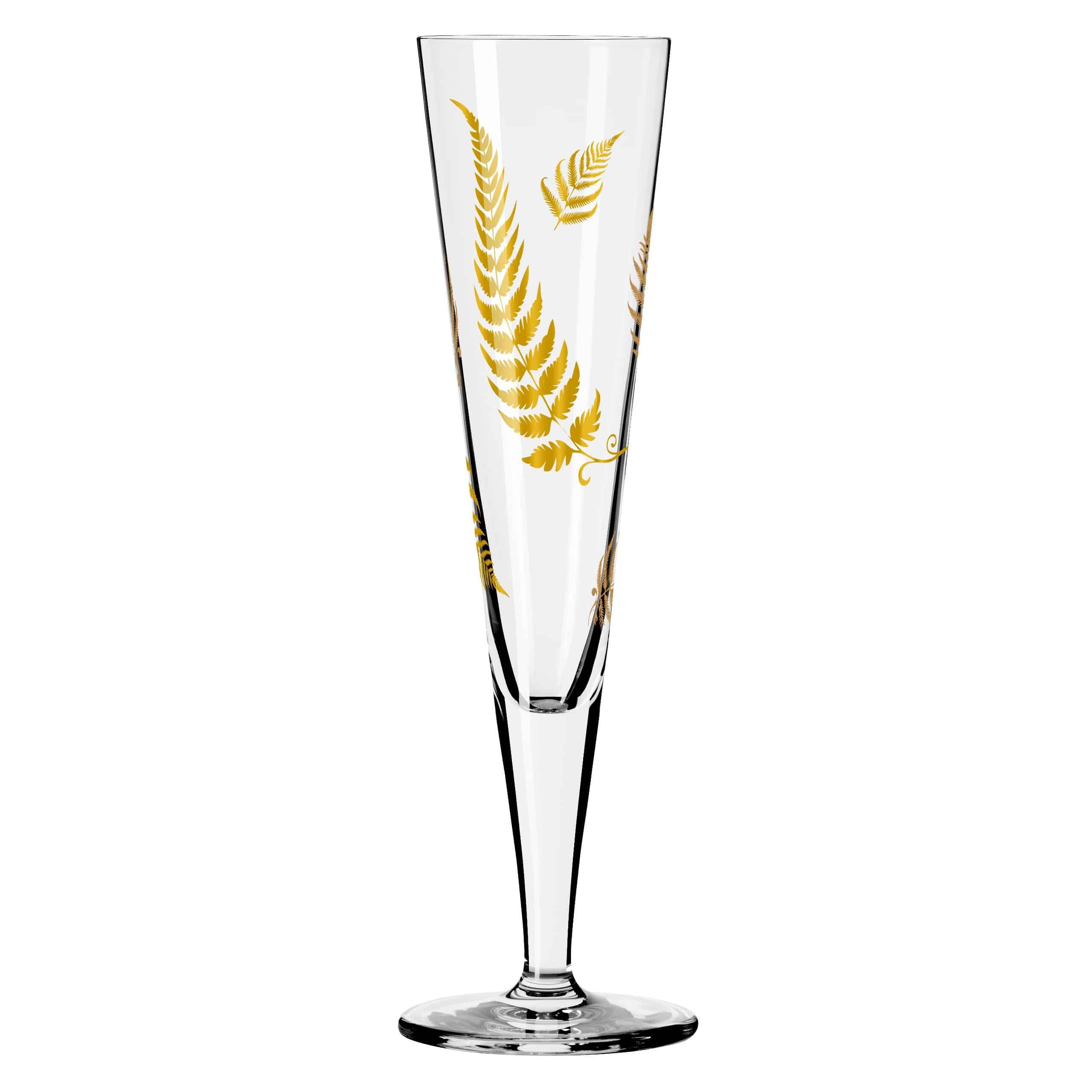 Ritzenhoff Champagnerglas Goldnacht, Kristallglas