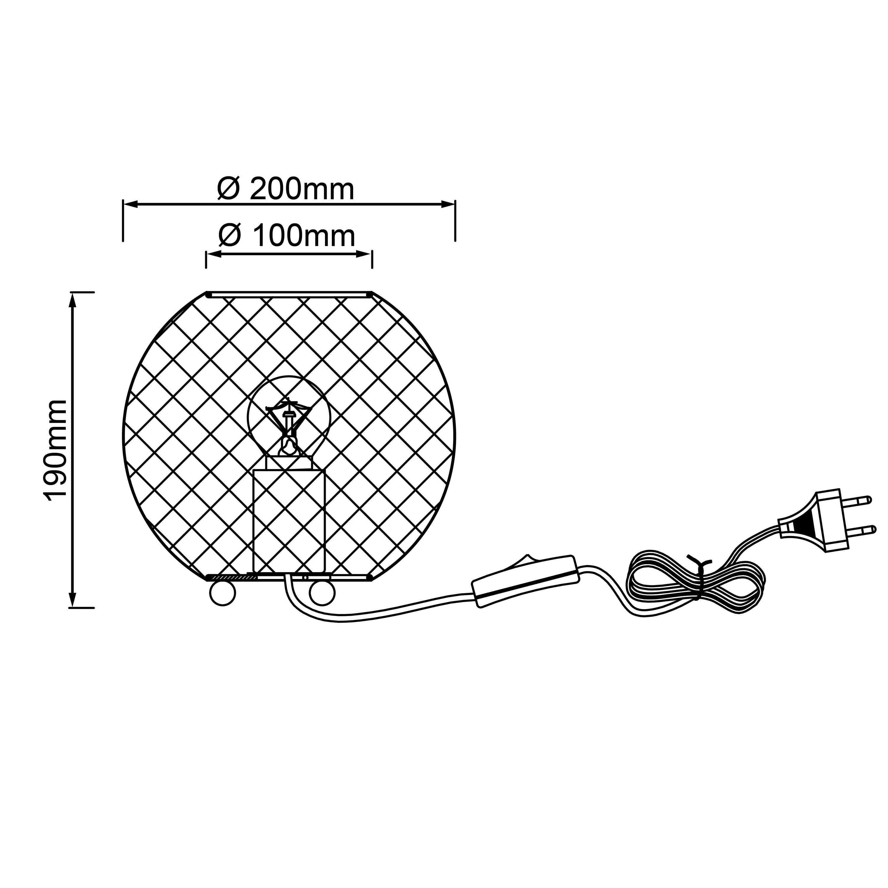 Brilliant Tischleuchte Soco, 1x Tischleuchte Soco schwarz Innenleuchten,Tischleuchten,-dekorativ