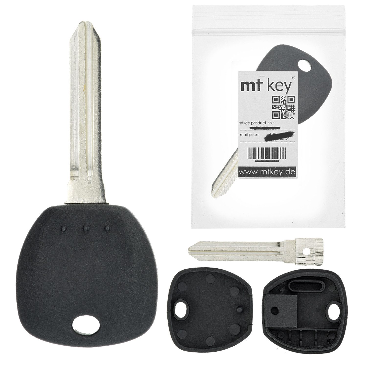 mt-key Schlüsseltasche MT KEY Auto Ersatz Schlüssel HYN14, für HYUNDAI STAREX (06-10); STAREX (98-06)