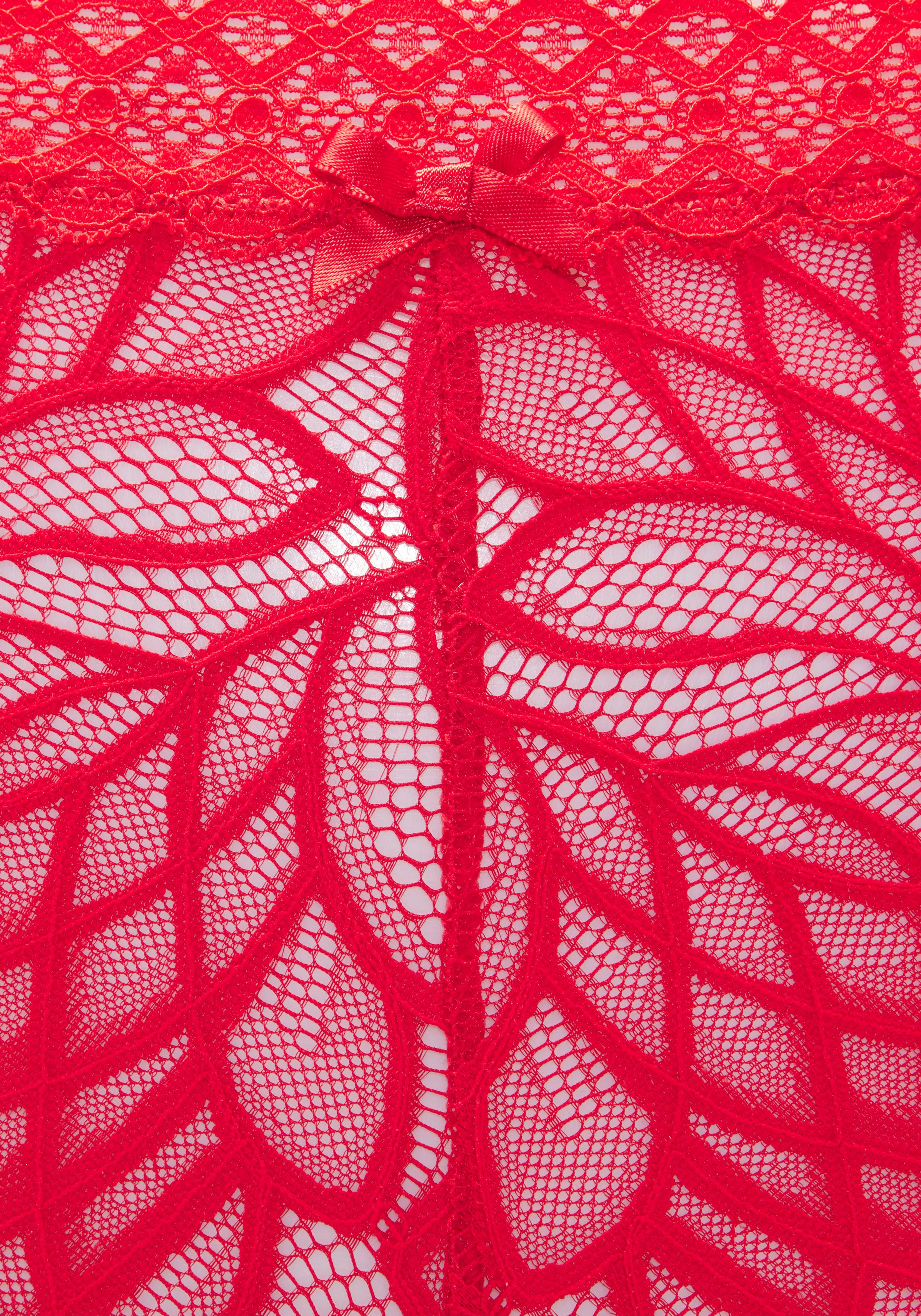 LASCANA Slip Cara aus dezent transparenter Spitze, anteilig aus recyceltem Material – Bild 4 von 4