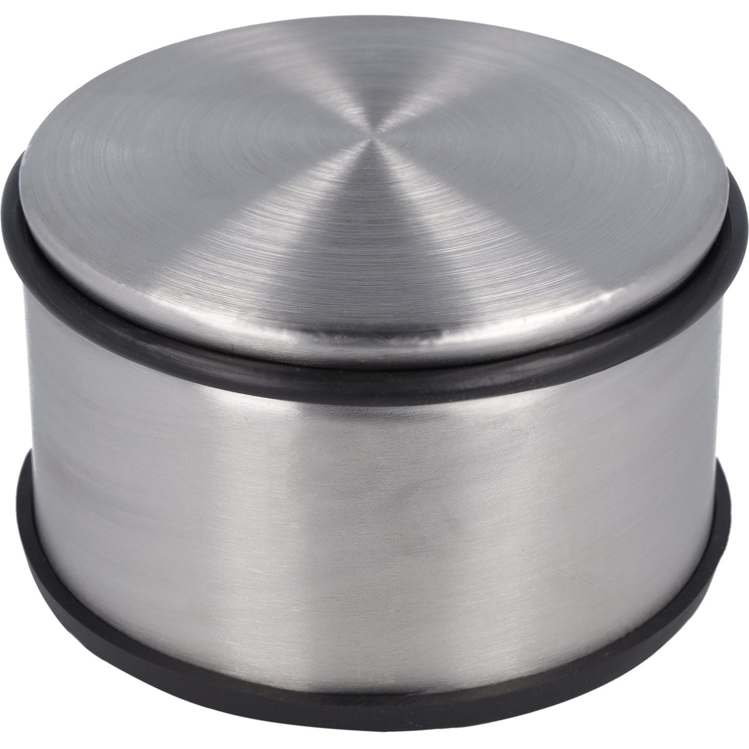 WESTCOTT Bodentürstopper Türstopper aus Edelstahl rund, 1,8kg Eigengewicht, rutschfest (1 St), ⌀ 11cm, Höhe 7cm