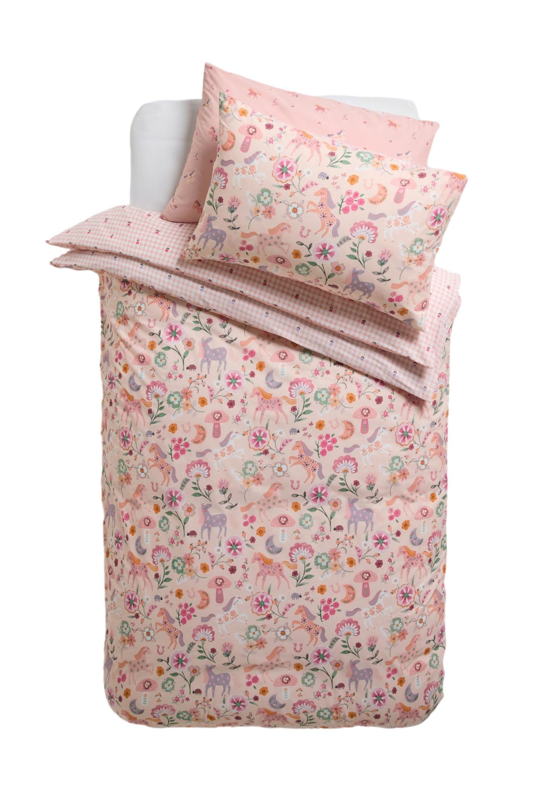 Bett-Set Bettbezug und Kissenbezug im 2er-Set