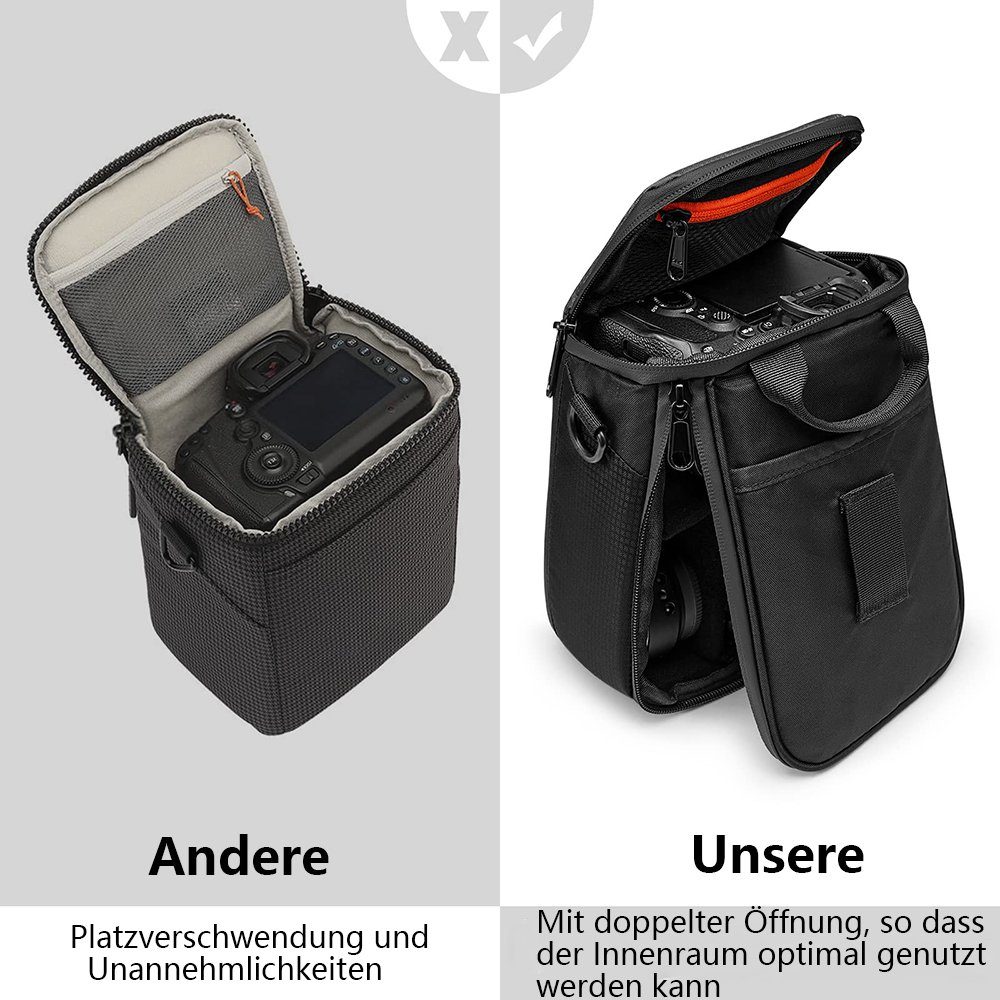 Umhängetasche wasserdichte Bag Insert Kameraschutz-Einsatzkästen Kameratasche, GelldG