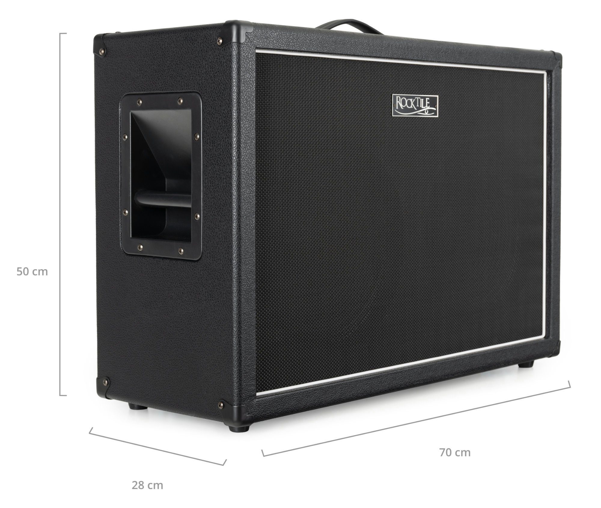 Rocktile GB212 (240 Topteile 12 2x Speaker) - Cabinet W, E-Gitarren Lautsprecher Gitarren Box für zoll