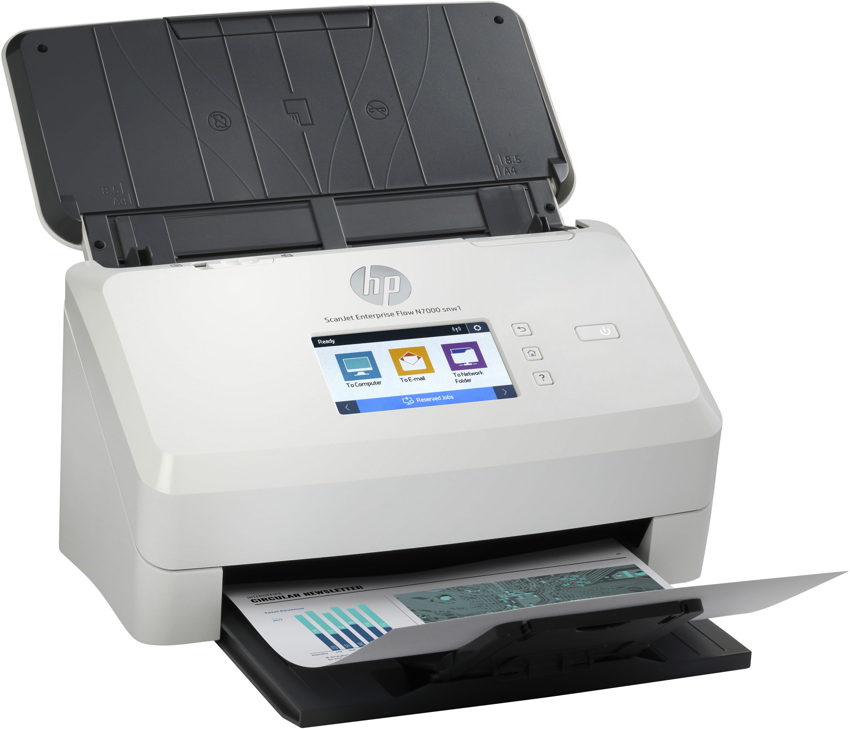 HP ScanJet Ent Flow N7000 snw1 Scanner, (LAN (Ethernet), WLAN (Wi-Fi), Wi-Fi Direct)