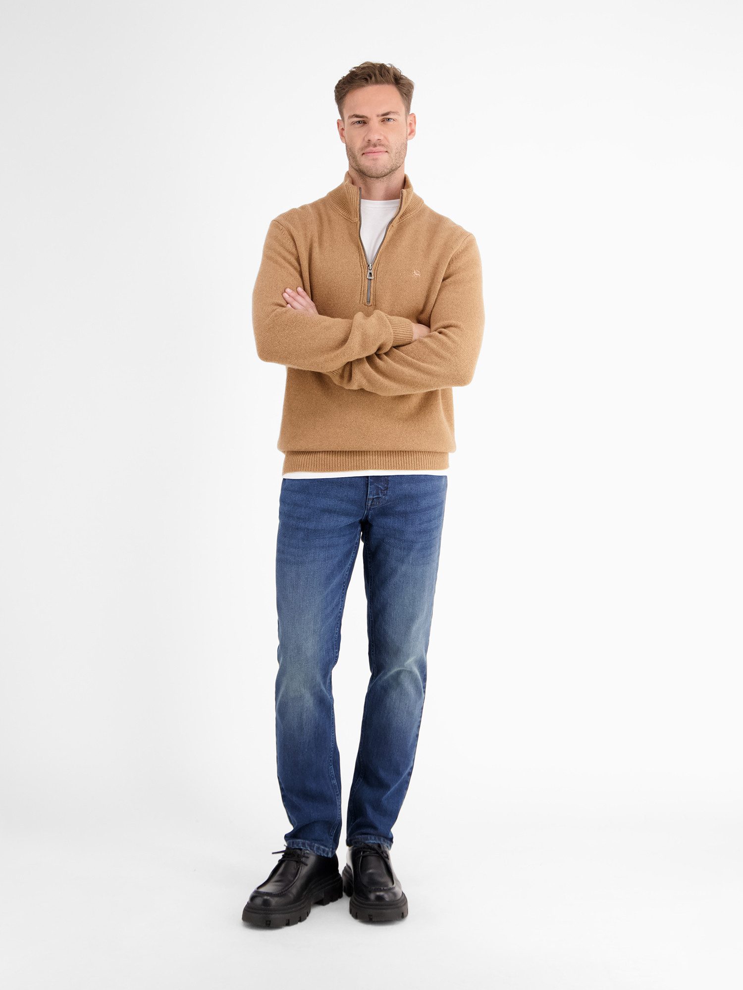 LERROS Relaxhose Baxter Relaxed Fit Jeans – Bequemer Stretch 5-Pocket Denim Bequeme Stretch-Jeans - pflegeleicht, ideal für Alltag & Freizeit – Bild 3 von 5