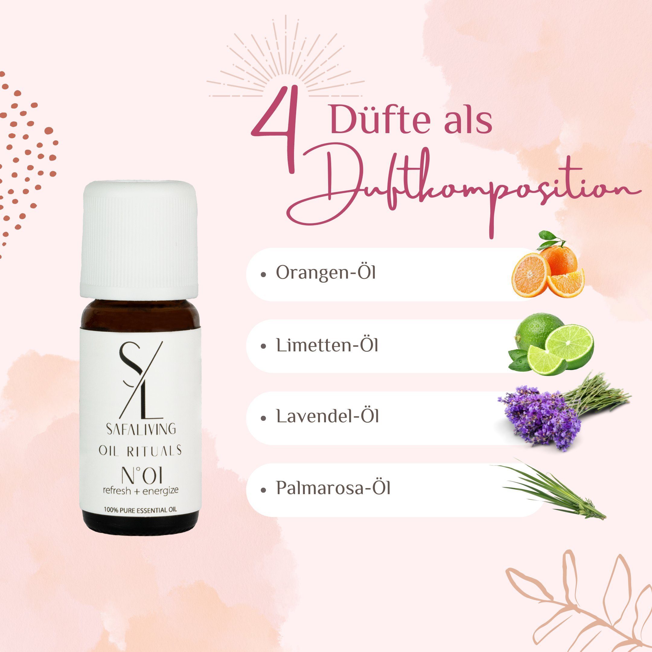 Safaliving Duftlampe Refresh + Energize Ätherisches günstig online kaufen