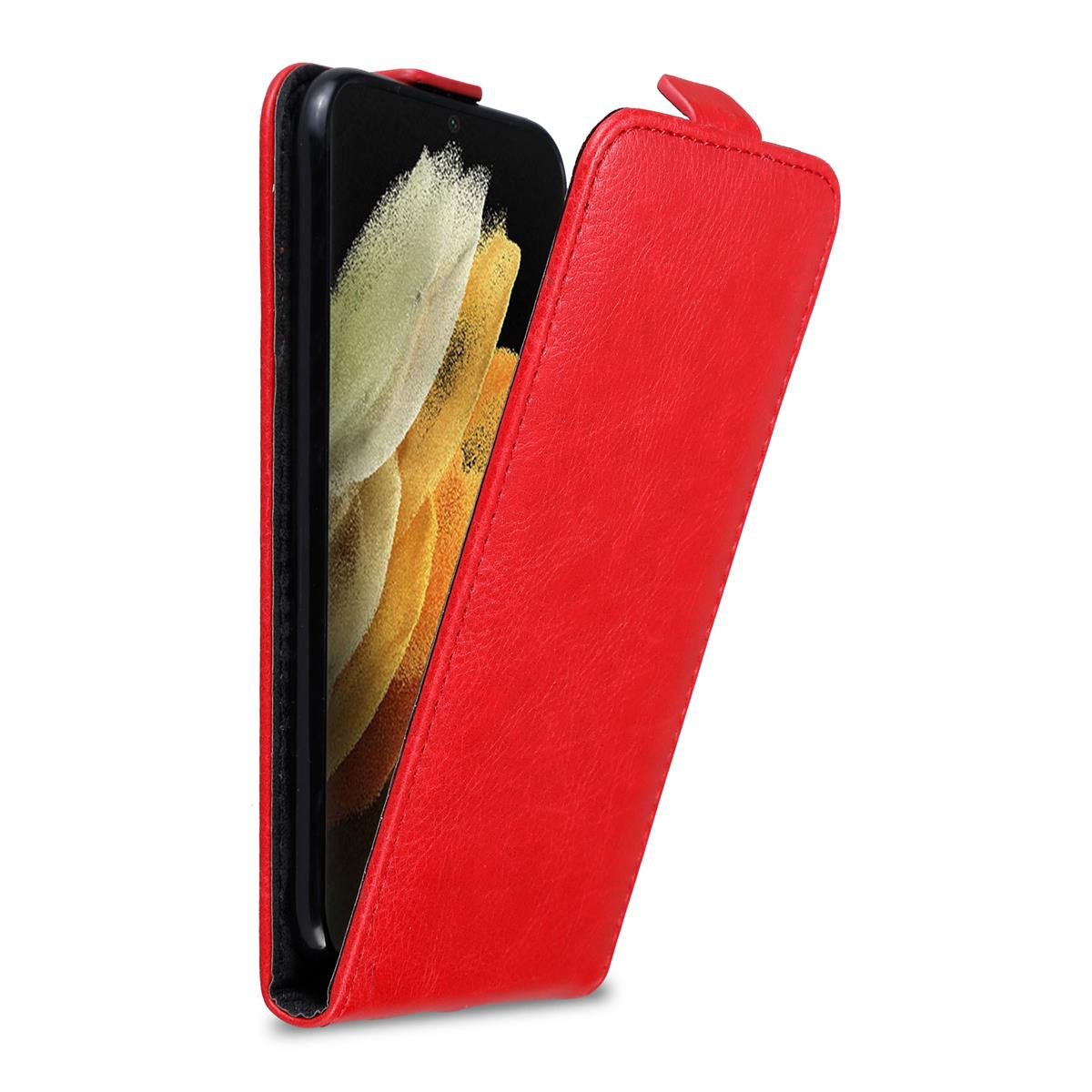 Cadorabo Handyhülle für Samsung Galaxy S21 ULTRA Hülle Samsung Galaxy S21 ULTRA, Handy Schutzhülle, Klappbare Hülle, Kunstleder mit Magnetverschluss