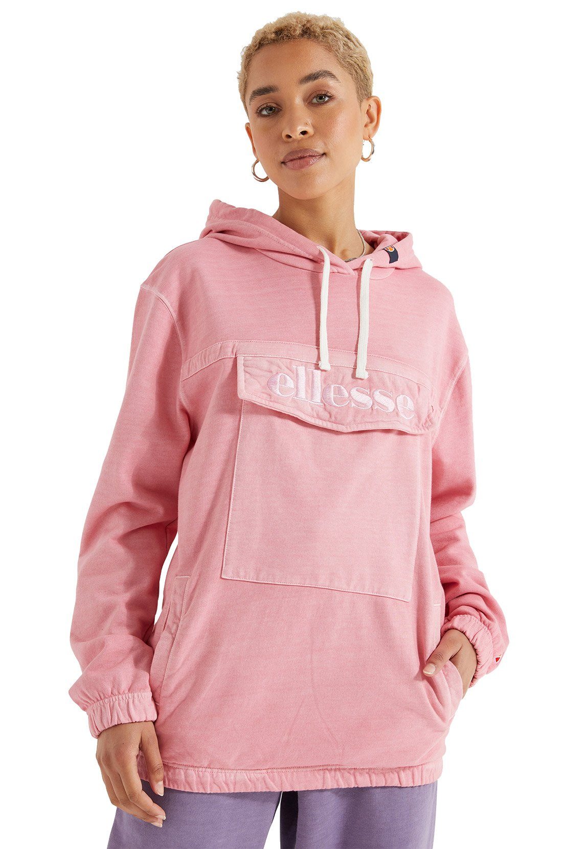 ellesse hoodie rosa