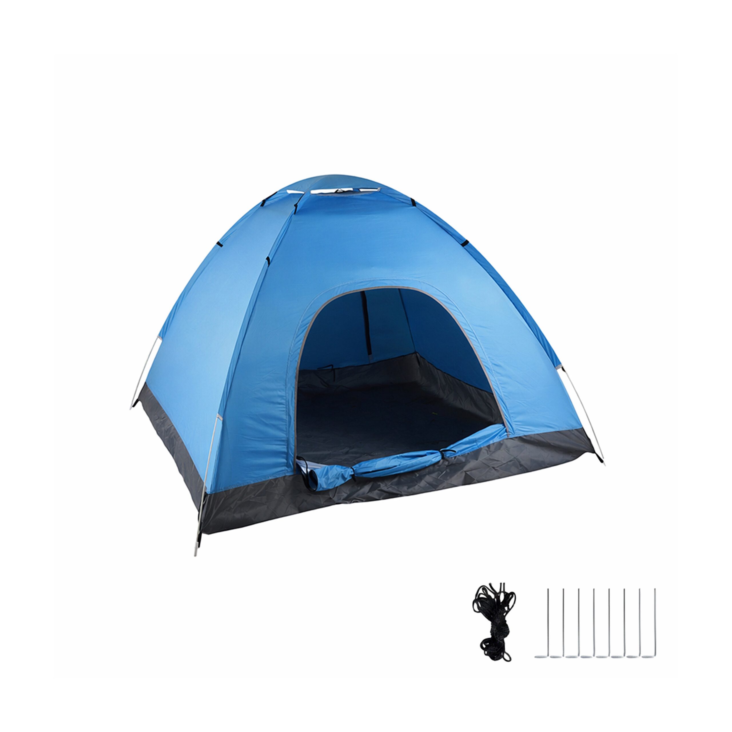 relaxdays Wurfzelt Pop Up Zelt Strand, Blau