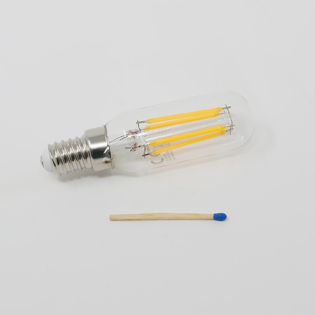 EGB LED-Leuchtmittel E14 Filament LED Lampe "Röhre" 4W 470lm 2700K 360°, warmweiß