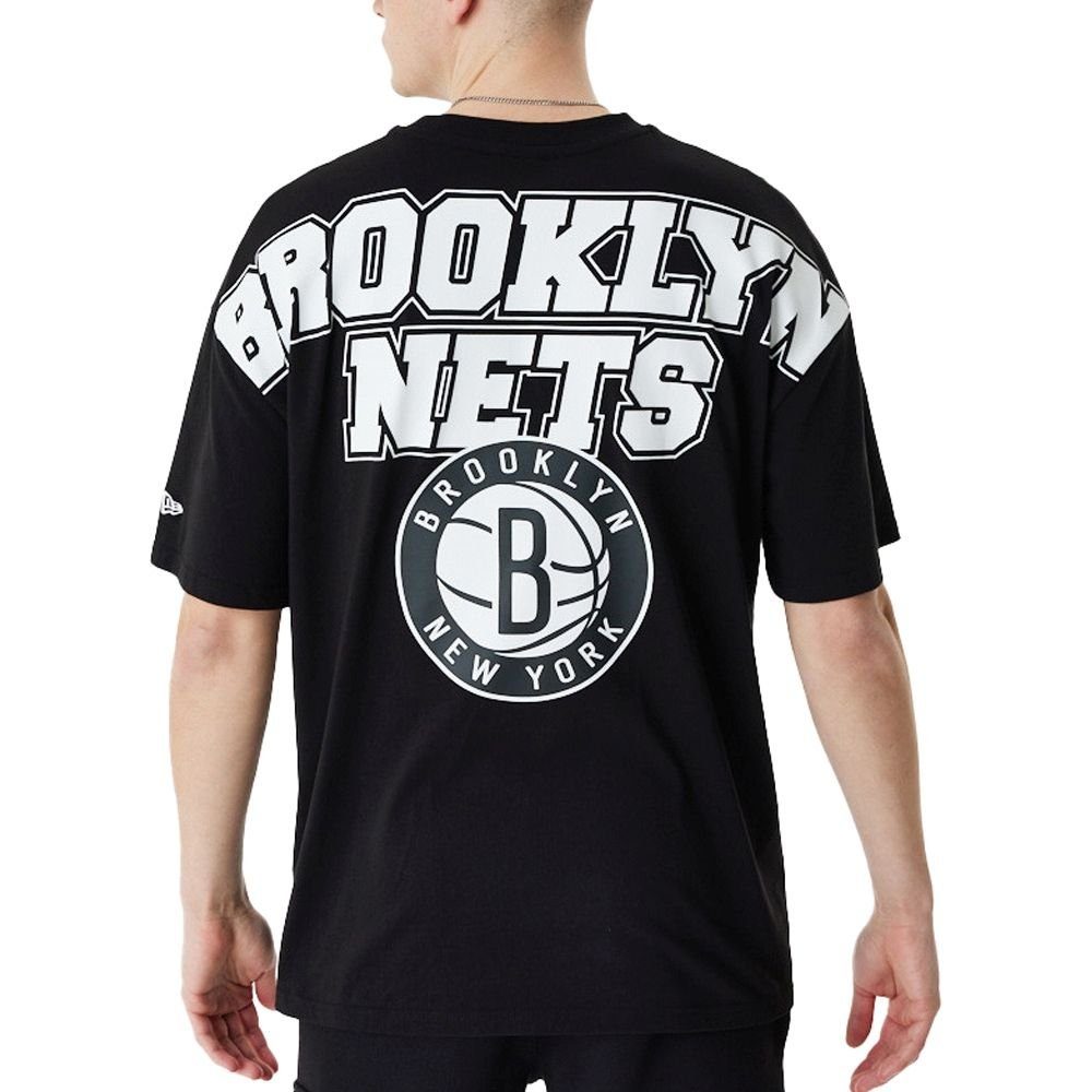BACKPRINT Print-Shirt Era Nets NBA Oversized Brooklyn New