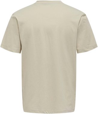 ONLY & SONS Rundhalsshirt ONSMAX LIFE SS STITCH TEE NOOS