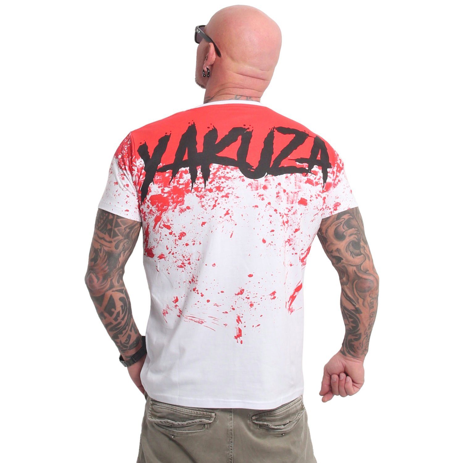 YAKUZA T-Shirt Splash Allover günstig online kaufen
