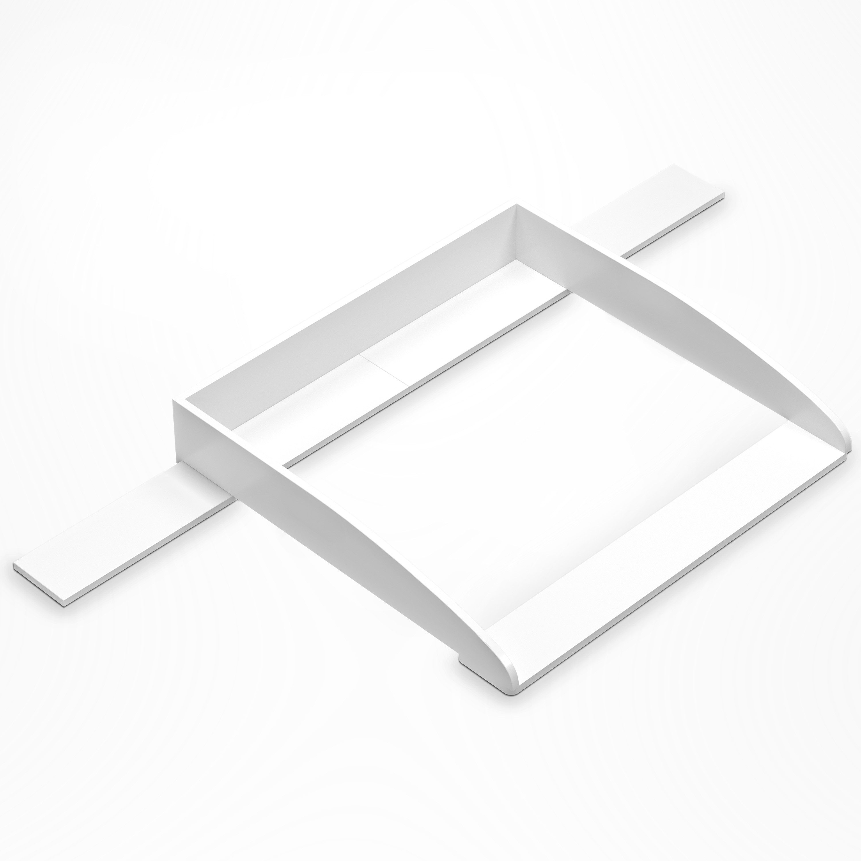 CADANI Wickelaufsatz Wickeltisch Auflage, universell für Kommoden mit 47-50 cm Tiefe