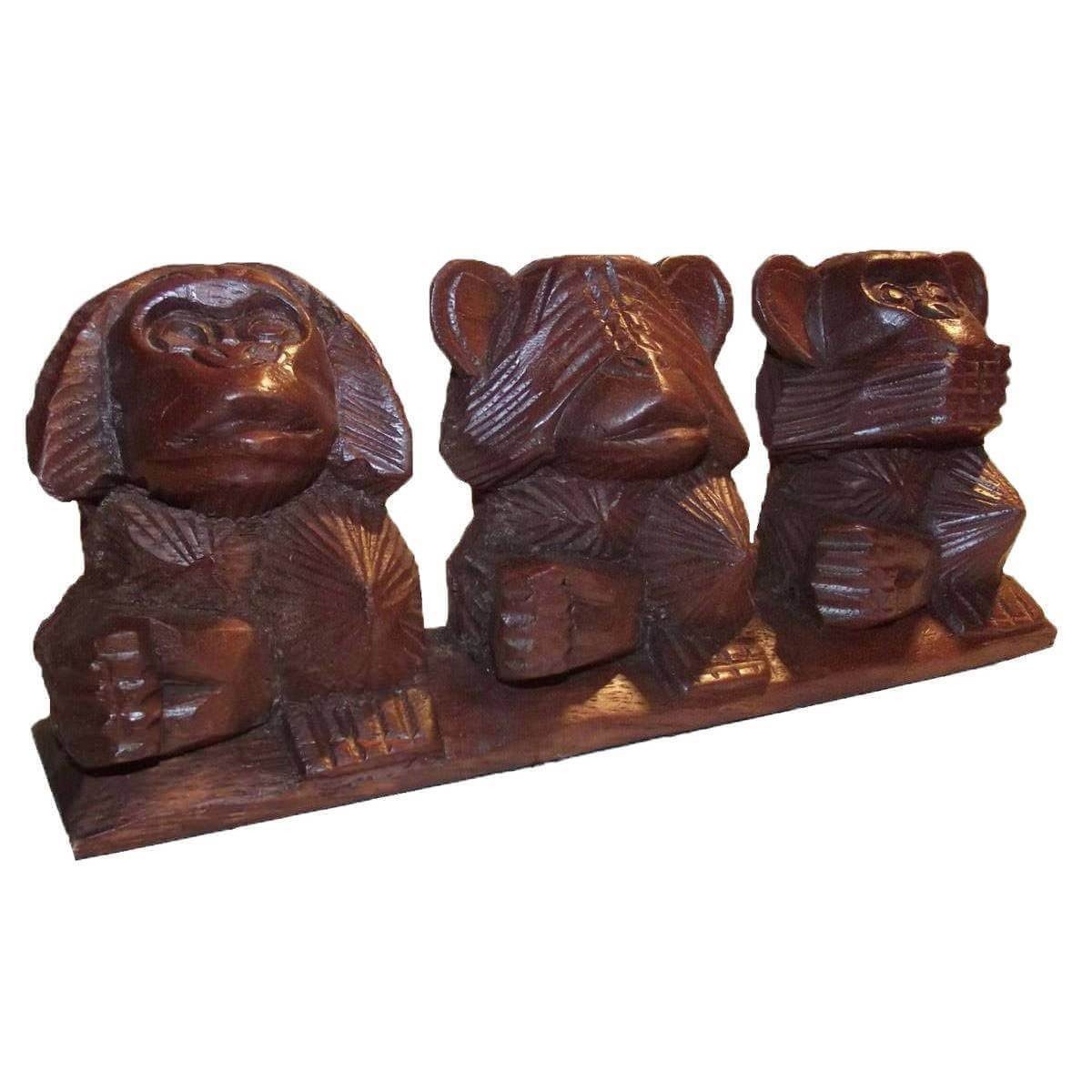 SIMANDRA Skulptur »Die 3 Affen«, erhältlich in 3 Versionen Hoch, Einzeln &  Zusammen