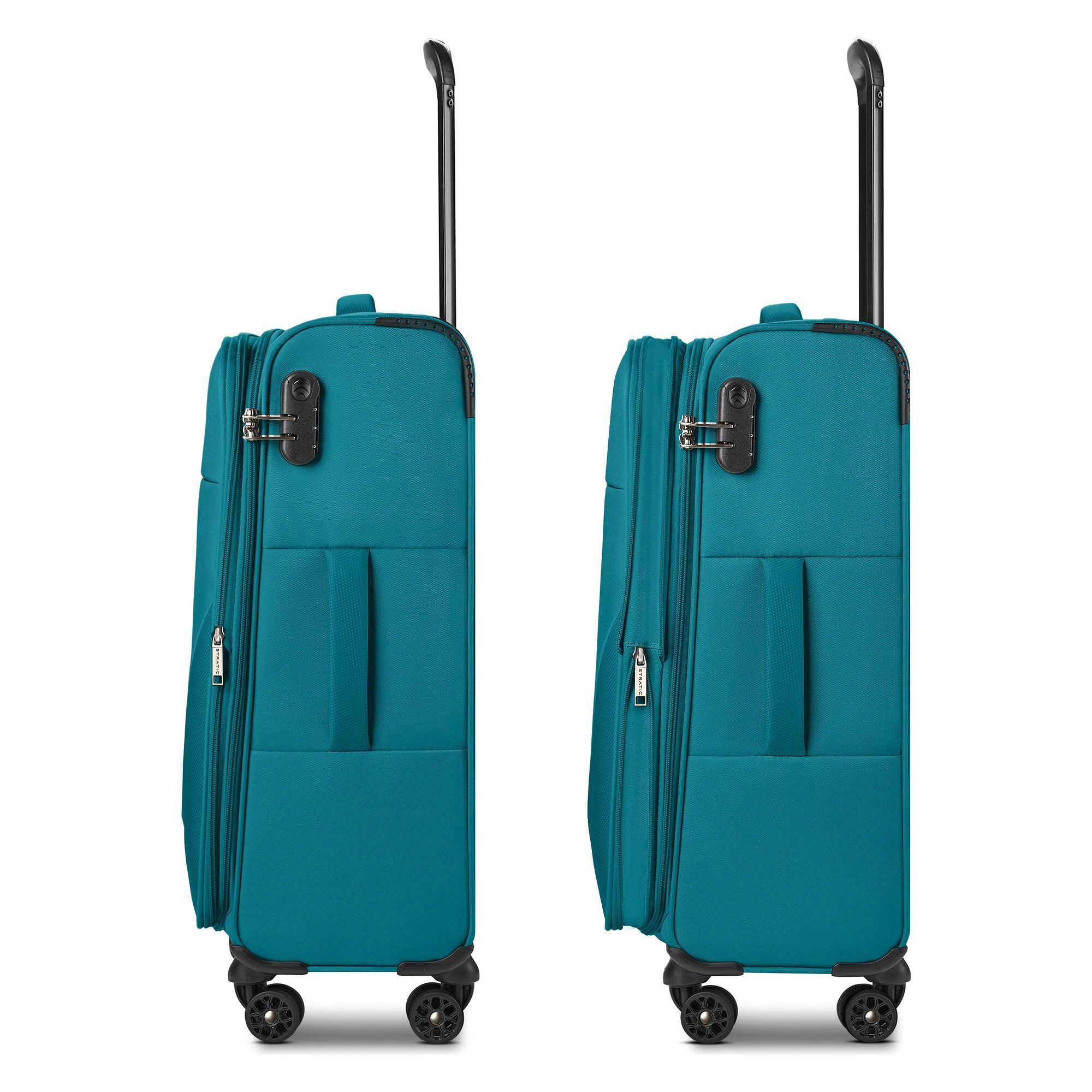 Stratic Trolleyset taska, 4 Rollen, (3-teilig, 3 tlg), Polyester