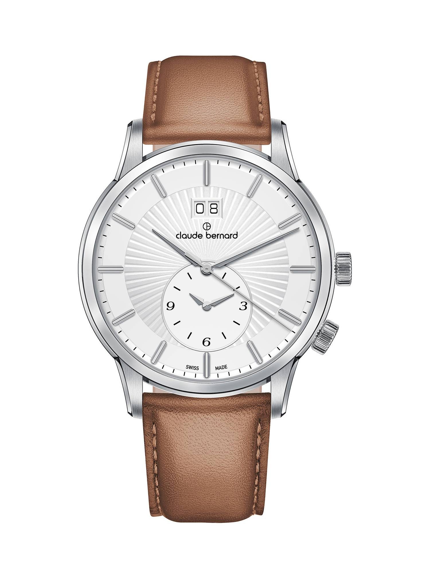 CLAUDE BERNARD Schweizer Uhr Classic 2nd Time Zone