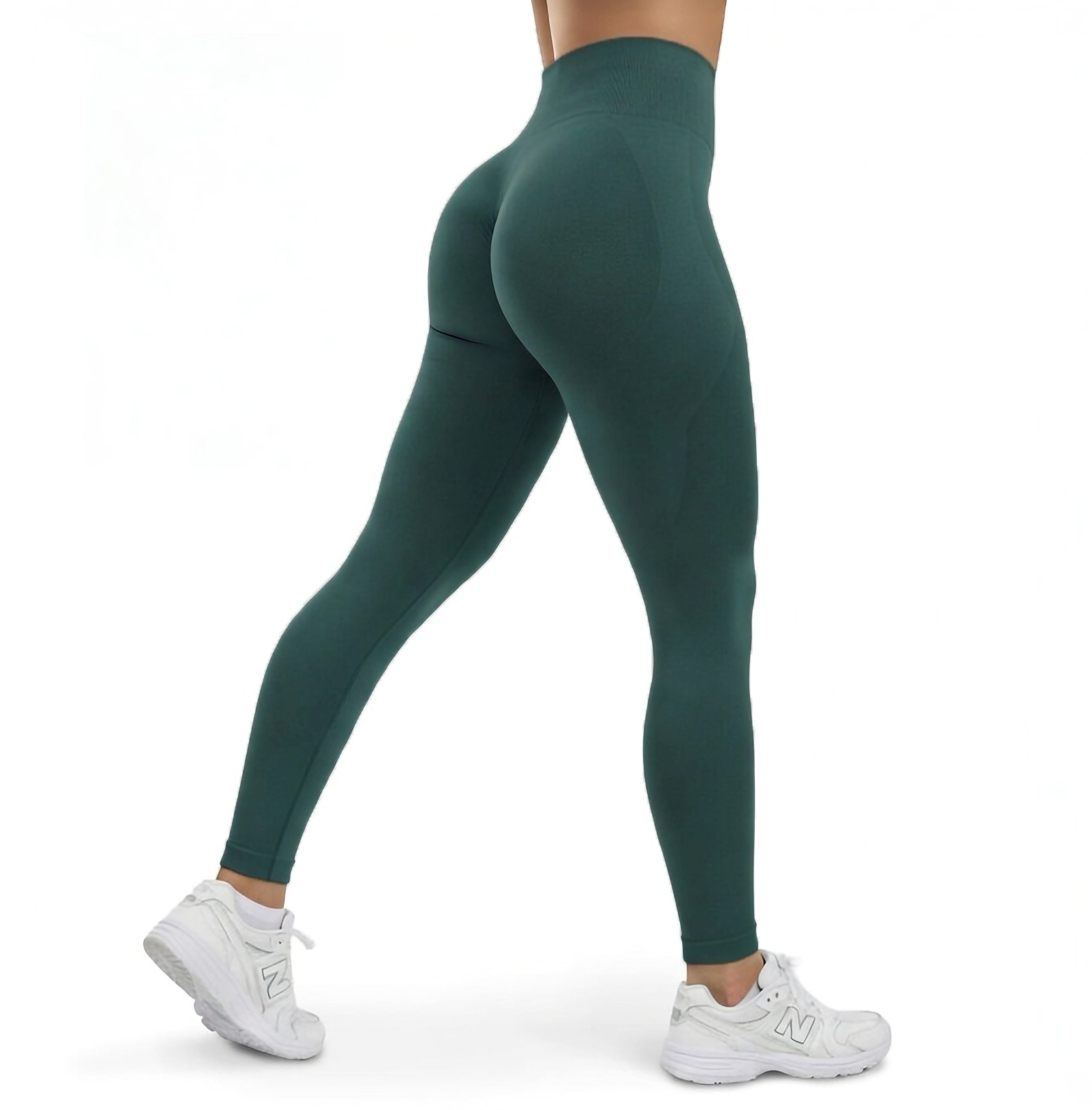 Smilodox Leggings Alira, Butt Lift Sporthose, Nahtlos High Waist V-Shape Sport Leggins Seamless Schweißabsorbierend Trainingshose, Blickdicht Sport Alltag