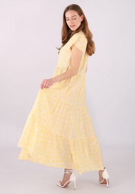 YC Fashion & Style Sommerkleid Boho-Maxikleid aus Reiner Viskose – Sommerliche Eleganz Alloverdruck, Boho, gemustert