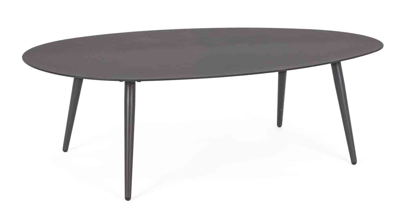 Bizzotto Couchtisch Ridley aus Aluminium, Anthrazit günstig online kaufen