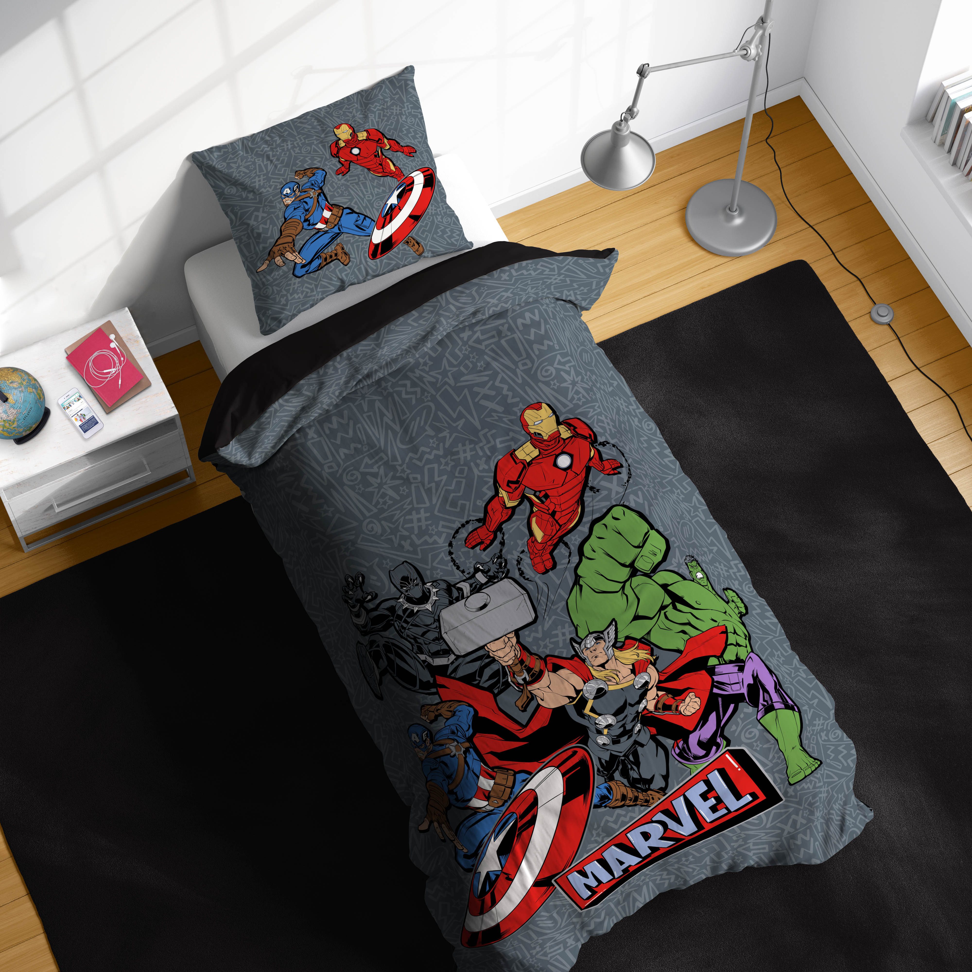 MARVEL Kinderbettwäsche Avengers Don't Sweat, Linon, 2 teilig, 100% Baumwolle – Bild 2 von 5