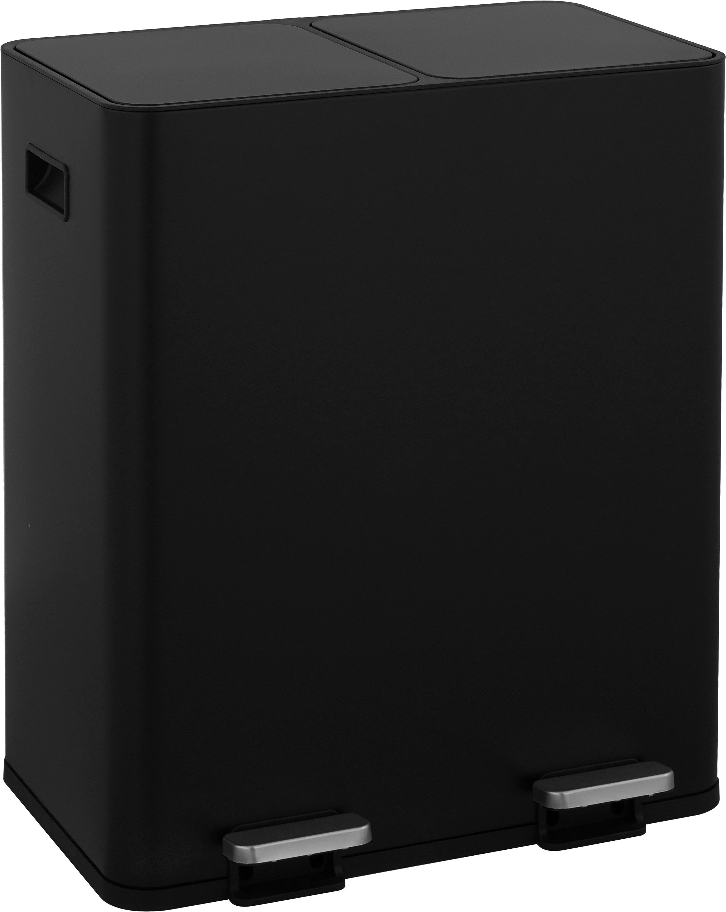 OTTO home Mülleimer Garrin, Soft Close, m. 2 Fächern, Fassungsvermögen 2x15 L bzw. 2x30 L, Mülltrennsystem mit 2 separaten Innenbehältern und Fußtrittpedalen