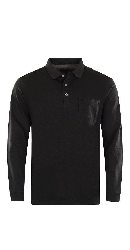 Langarm-Poloshirt