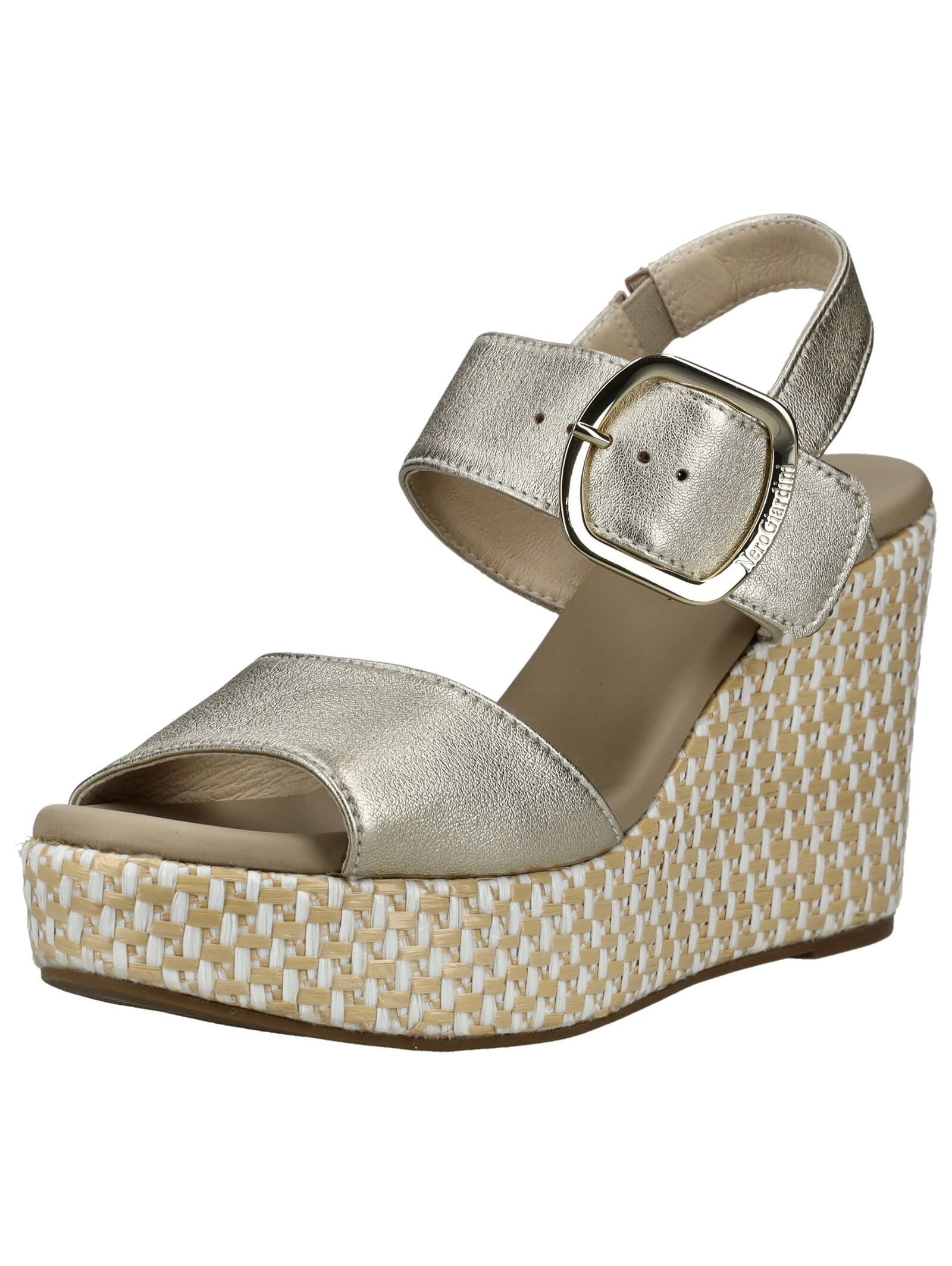 Nero Giardini Nero Giardini Sandalen Leder Keilsandalette