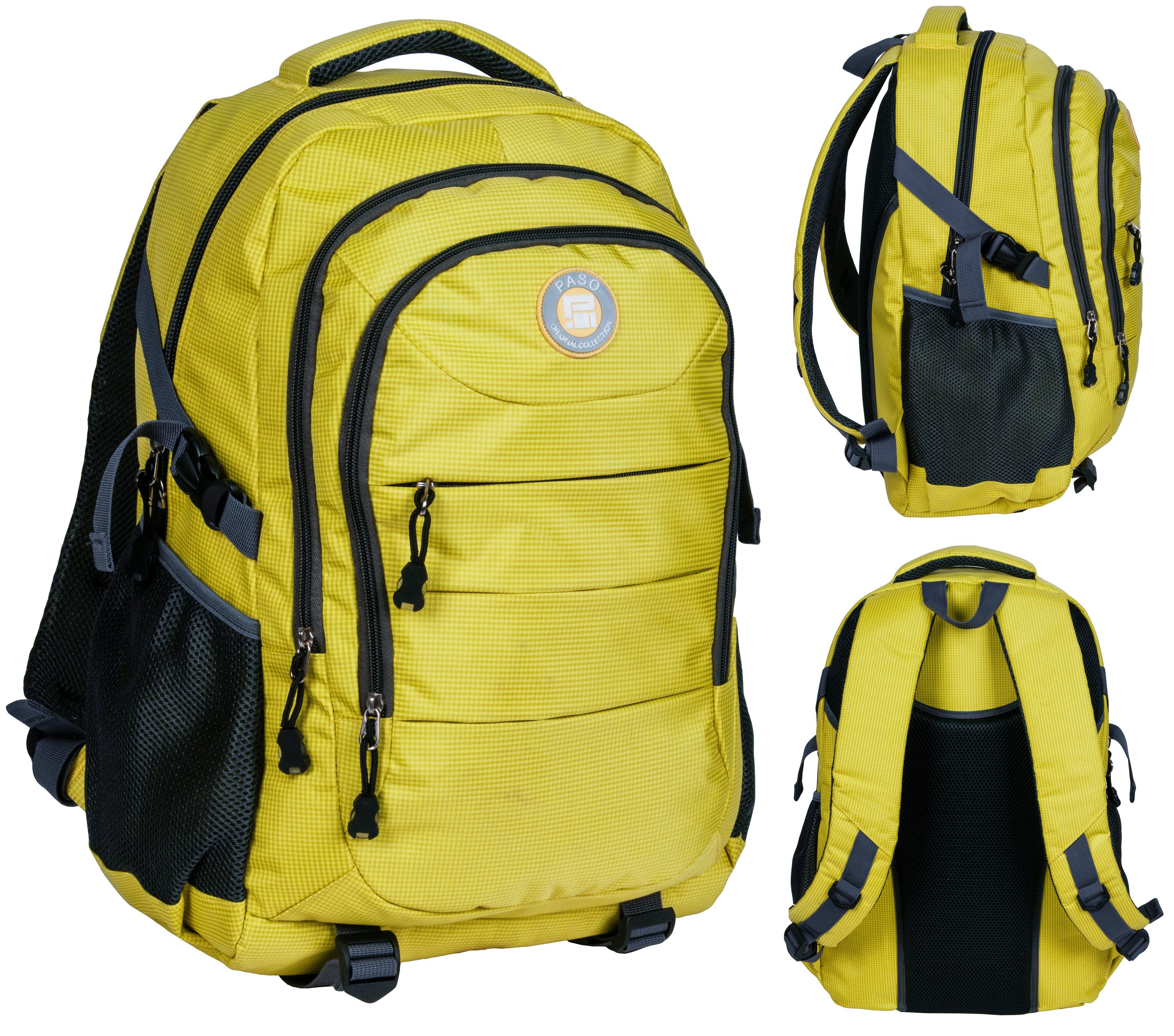 Ebaxx Schulrucksack Rucksack Laptop Schulranzen Tasche Schul Mädchen Jungen, Laptopfach