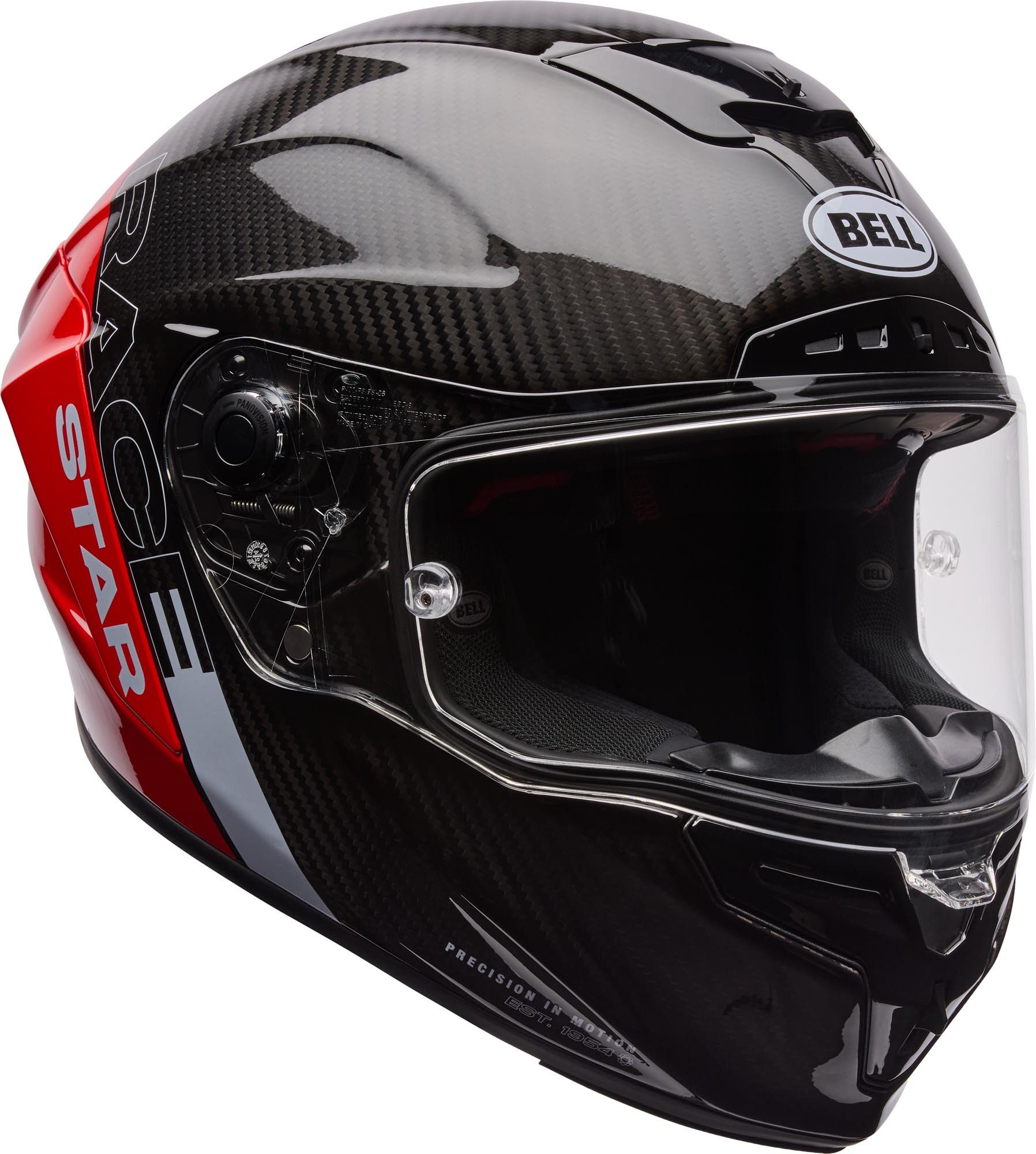 Bell Motorradhelm Race Star DLX Flex Strike Helm, vorbereitet für Kommunikationssystem,herausnehmbares Innenfutter