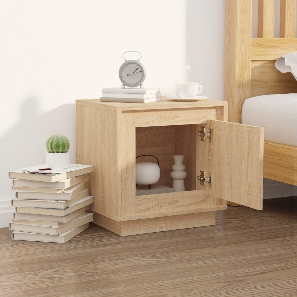 vidaXL Nachttisch Nachttisch Sonoma-Eiche 44x35x45 cm günstig online kaufen