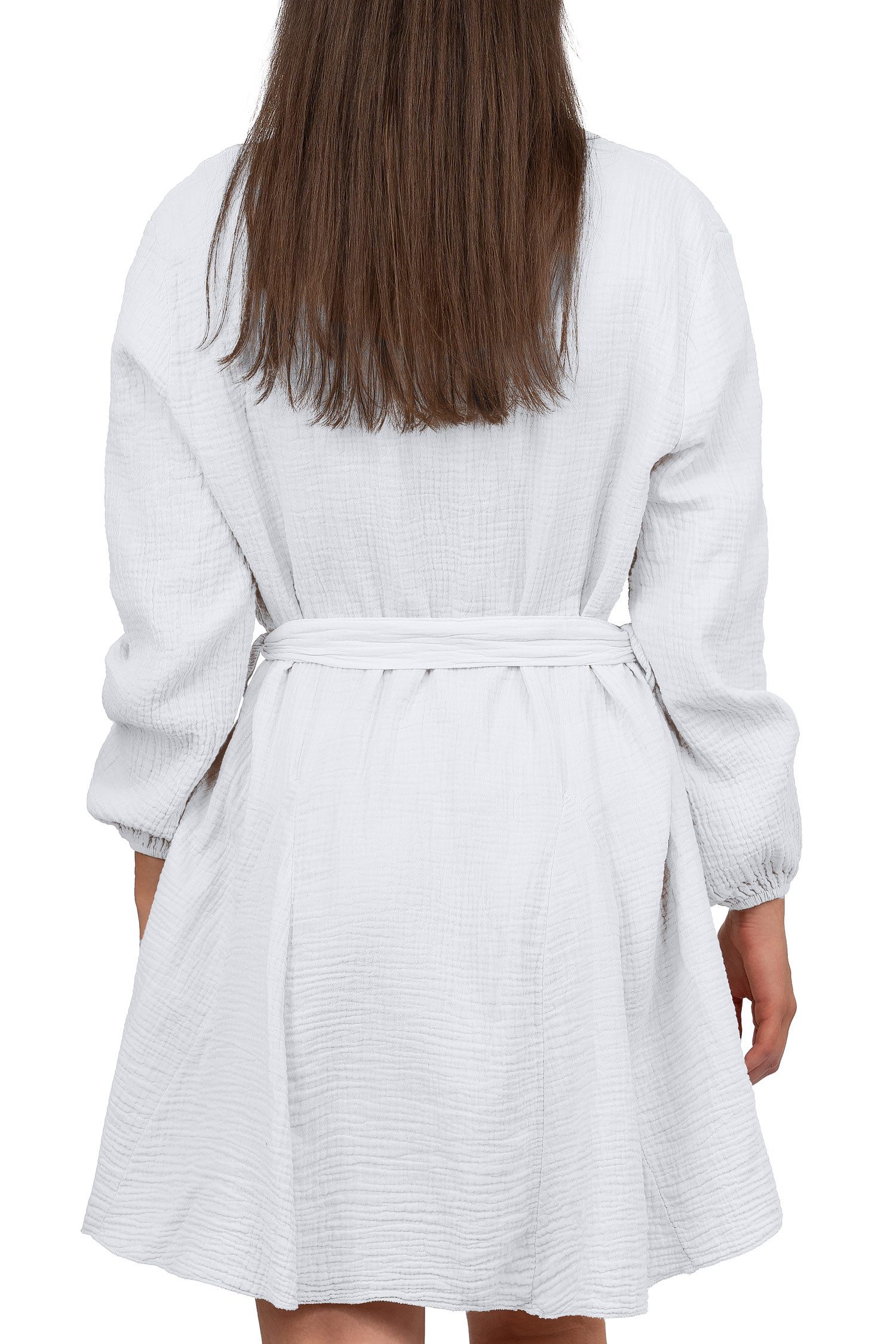 Reichstadt Sommerkleid Damen Oversized Kleider Musselin 25RSW075 Vielseitig kombinierbar als Kleid, Tunika oder Strand-Cover-Up