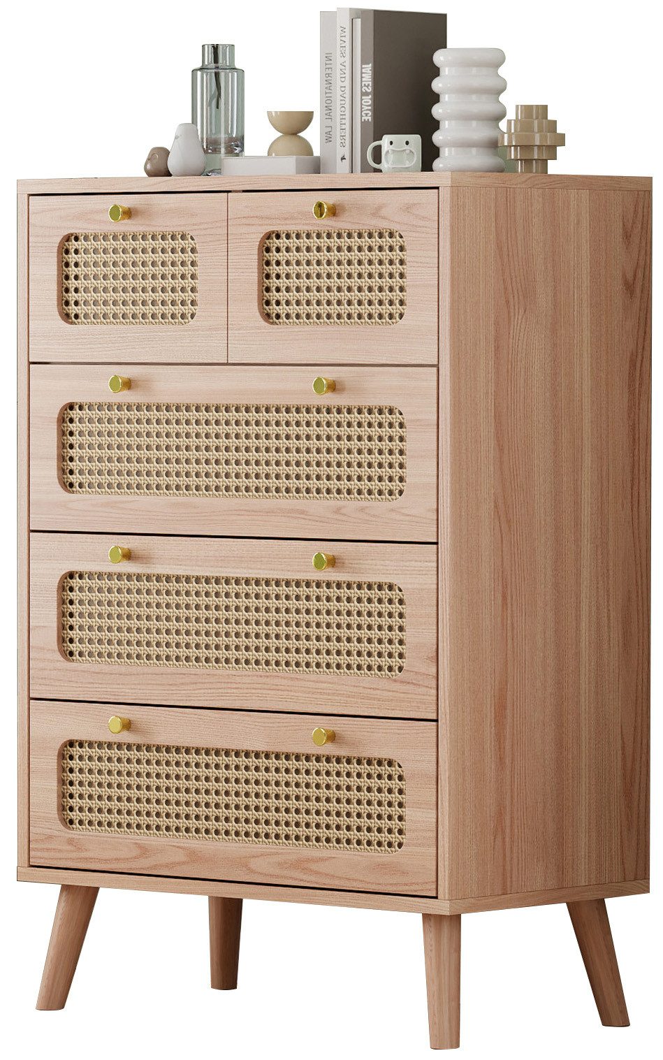 FUROKOY Sideboard Kommode Holz Mit rutschfesten günstig online kaufen