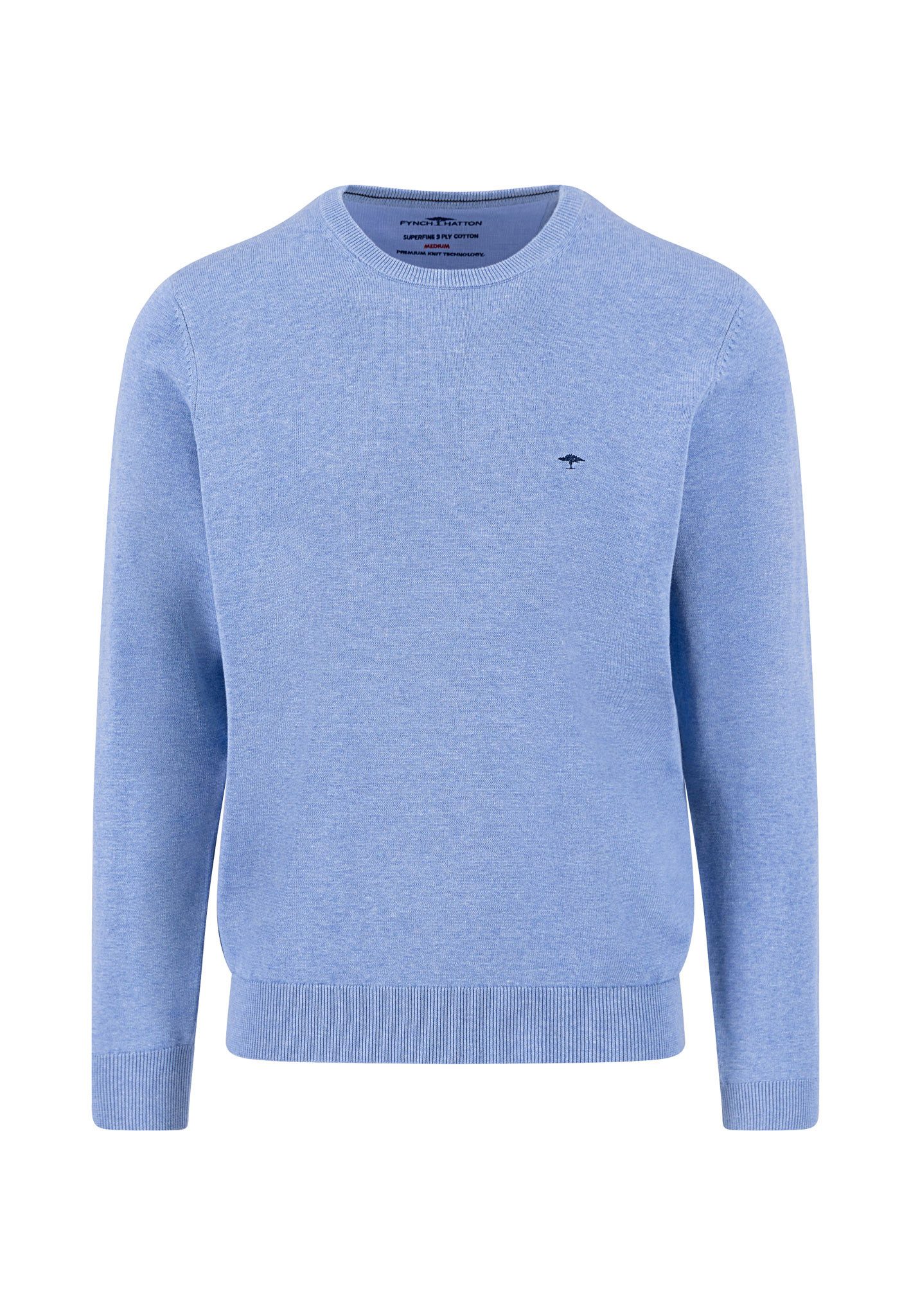 FYNCH-HATTON Strickpullover mit Logostickerei günstig online kaufen