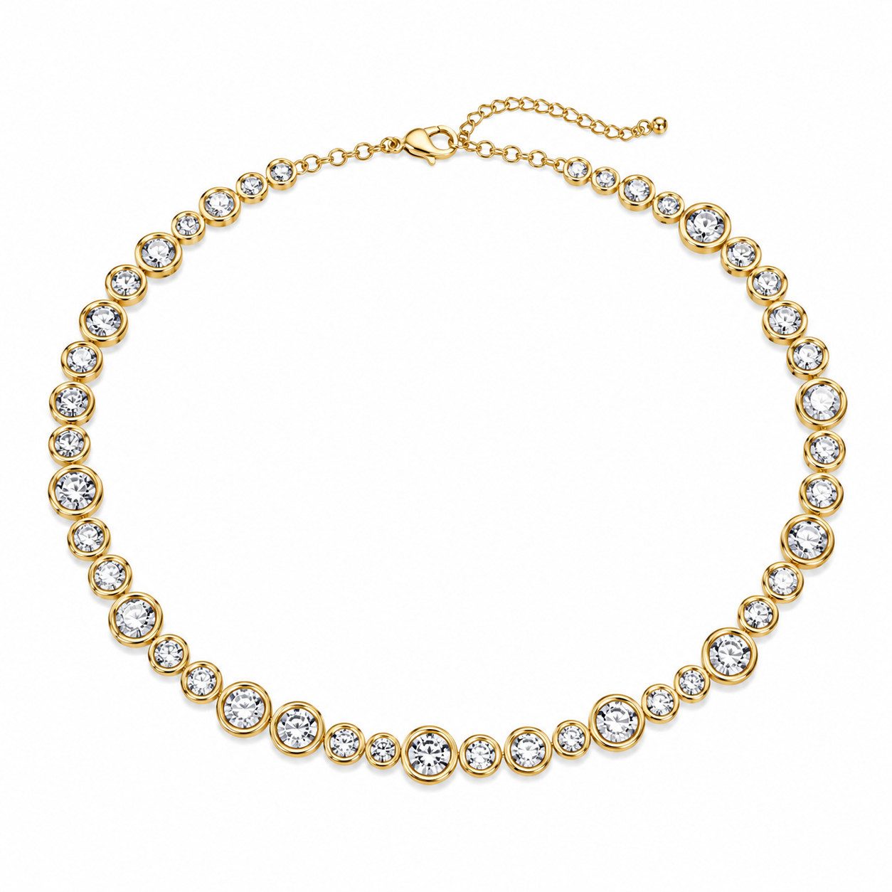 ROUGEMONT Collier Damen Collier Halskette Maritima – 14K vergoldet, handgefertigt, Hypoallergen
