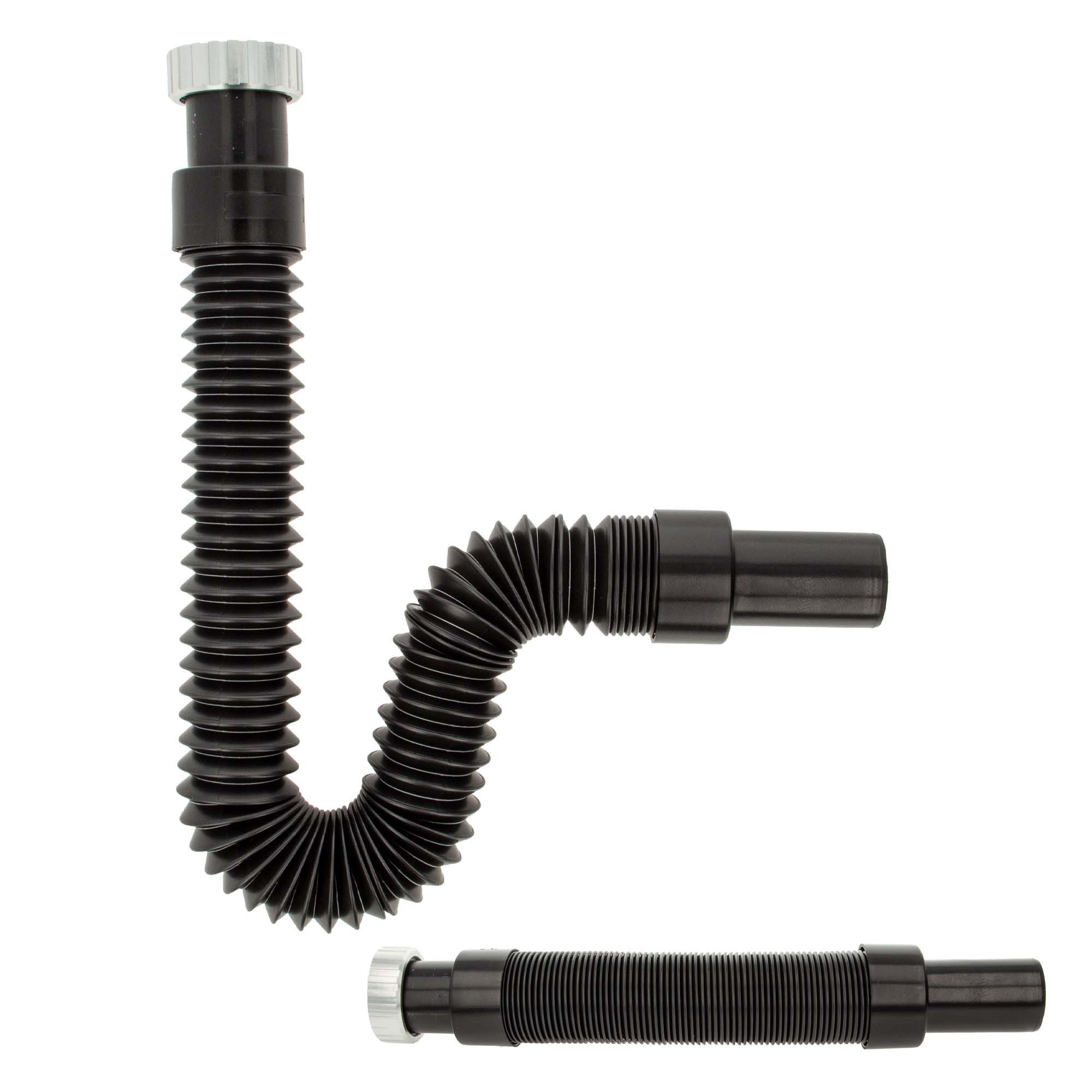 tecuro Siphon Geruchsverschluss flexibel 1 1/4 Zoll auf Ø 32/40 mm