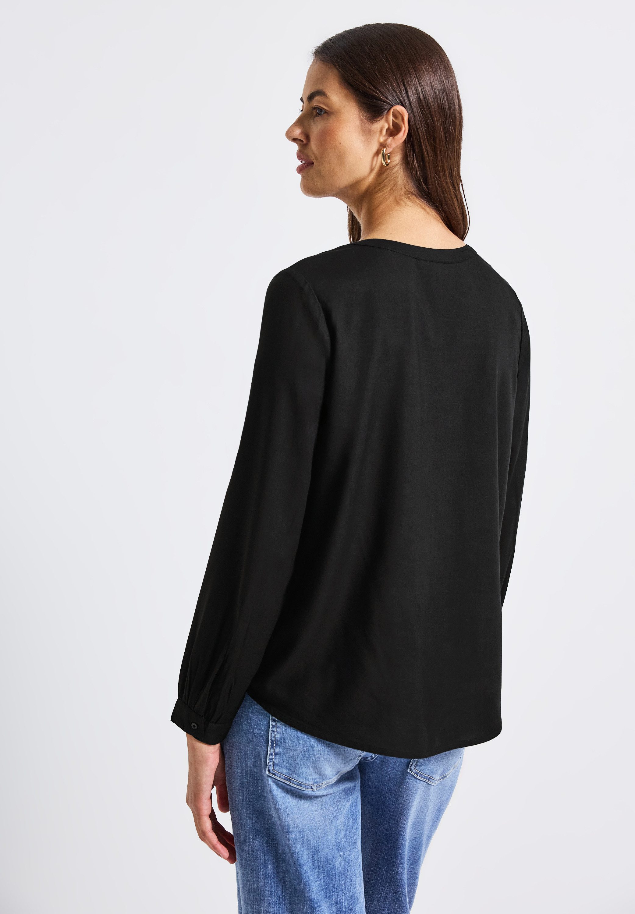 STREET ONE Langarmbluse im Tunika-Stil