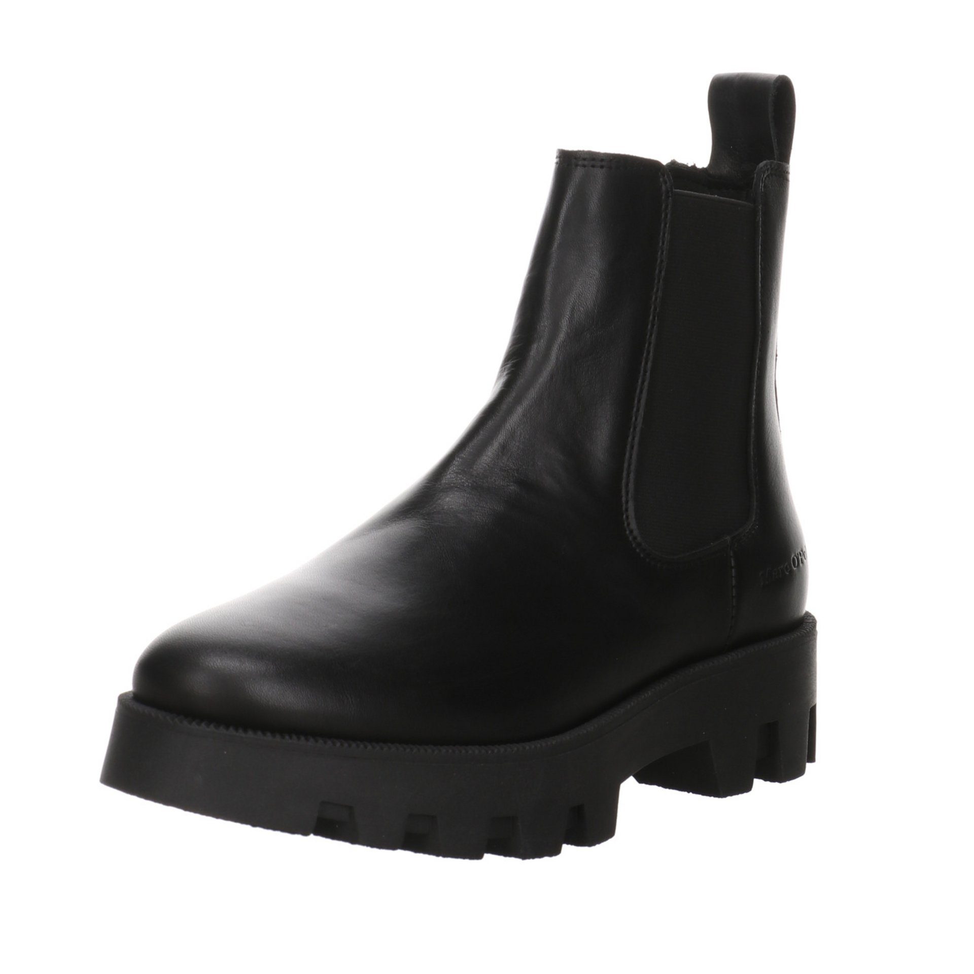 Schuhe Chelsea-Boots Leder-/Textilkombination Stiefeletten Damen O'Polo Marc Stiefelette