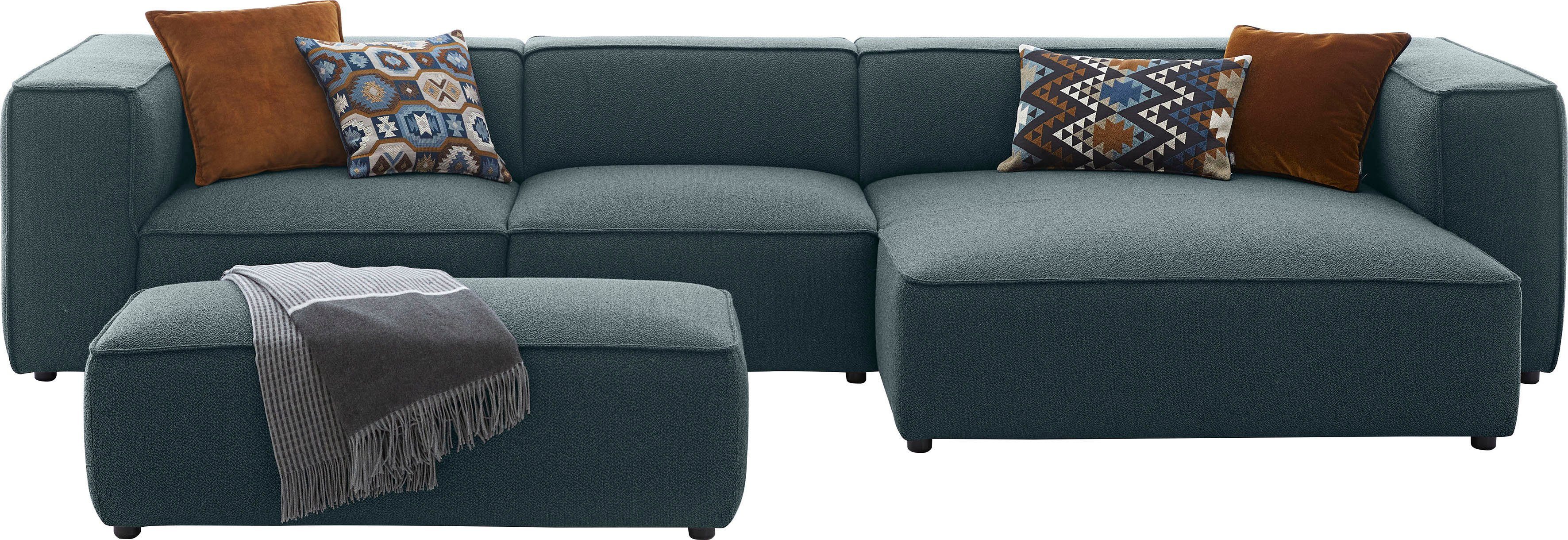 Ecksofa 341 mit Federkern, Breite around-the-block, cm mit W.SCHILLIG Biese, eleganter