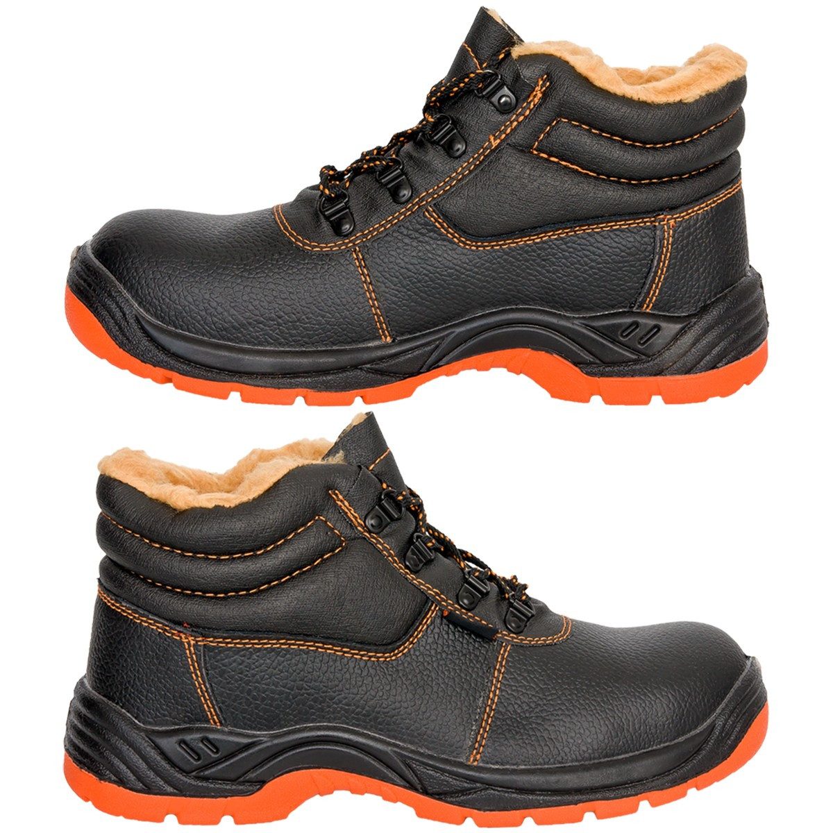 Urgent Arbeitsstiefel Sicherheitsschuhe Gefüttert Winterschuhe Stahlkappe SB Arbeitsschuh