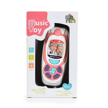 Moni Spielzeug-Musikinstrument Musikspielzeug Telefon K999-72G, Tasten, Melodien, blinkende Lichter