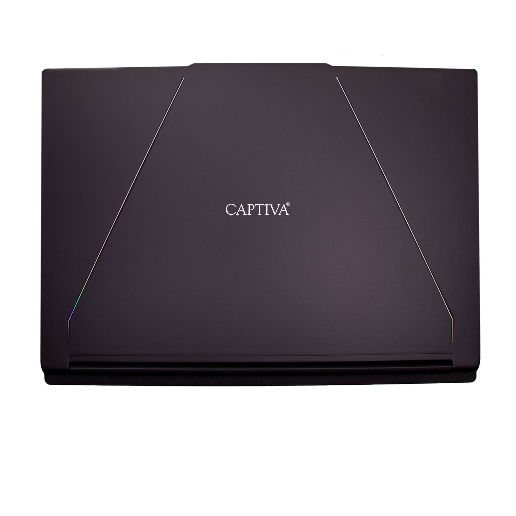 CAPTIVA Entry Gaming I10-0913GE Notebook (40.6 cm/16 Zoll, INTEL Core i7 14650HX, NVIDIA GeForce RTX 5060, 16 GB, 500 GB SSD, WLAN & Bluetooth, Tastatur: DE Layout, Windows 11 Pro)