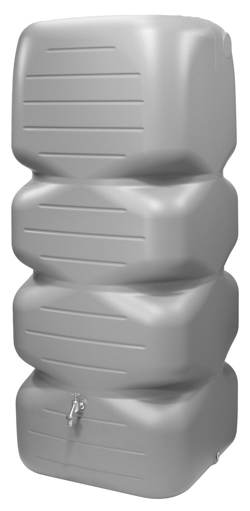GARANTIA Regentonne CUBUS Gartentank 1000 Liter betongrau